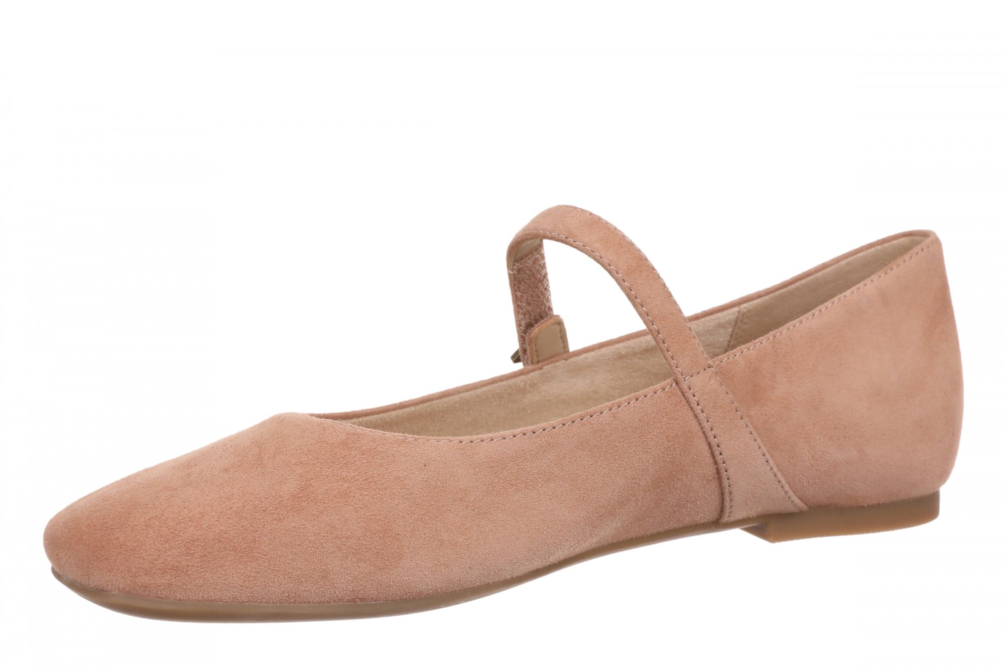 Vionic Alameda Women's Orthotic Supportive Mary Jane Flat - Mocha Mousse - Left angle