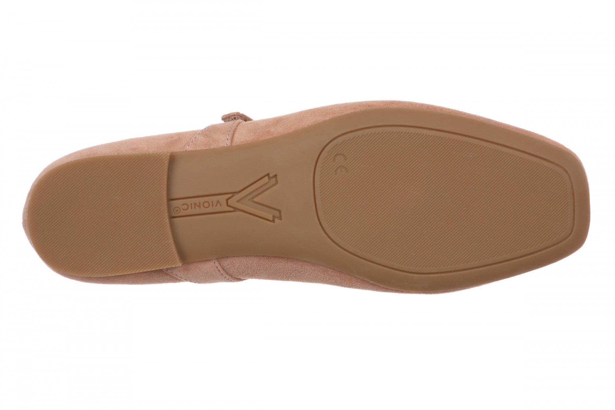 Vionic Alameda Women's Orthotic Supportive Mary Jane Flat - Mocha Mousse - Bottom