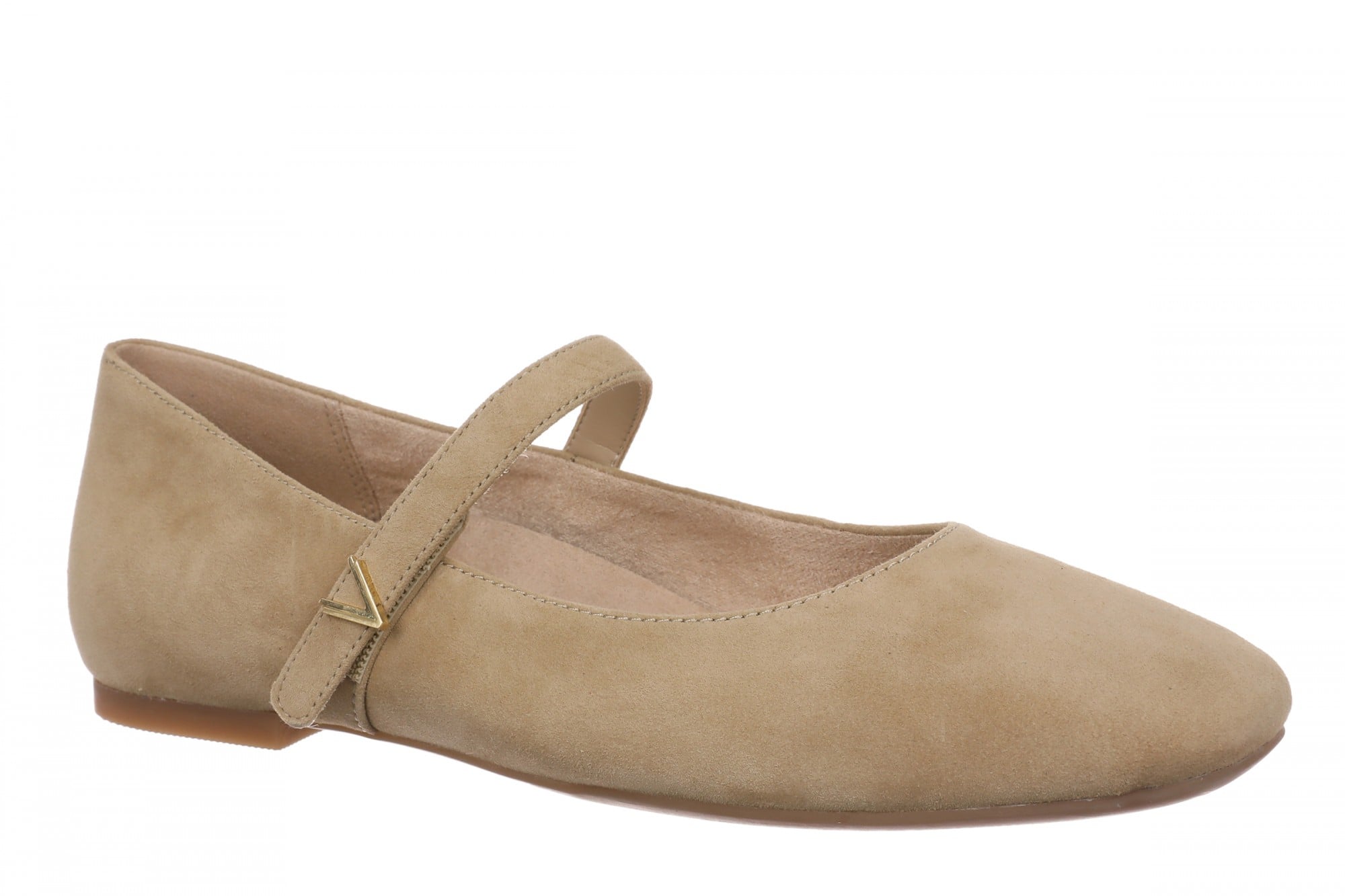 Vionic Alameda Women's Orthotic Supportive Mary Jane Flat - Caramel - Angle main
