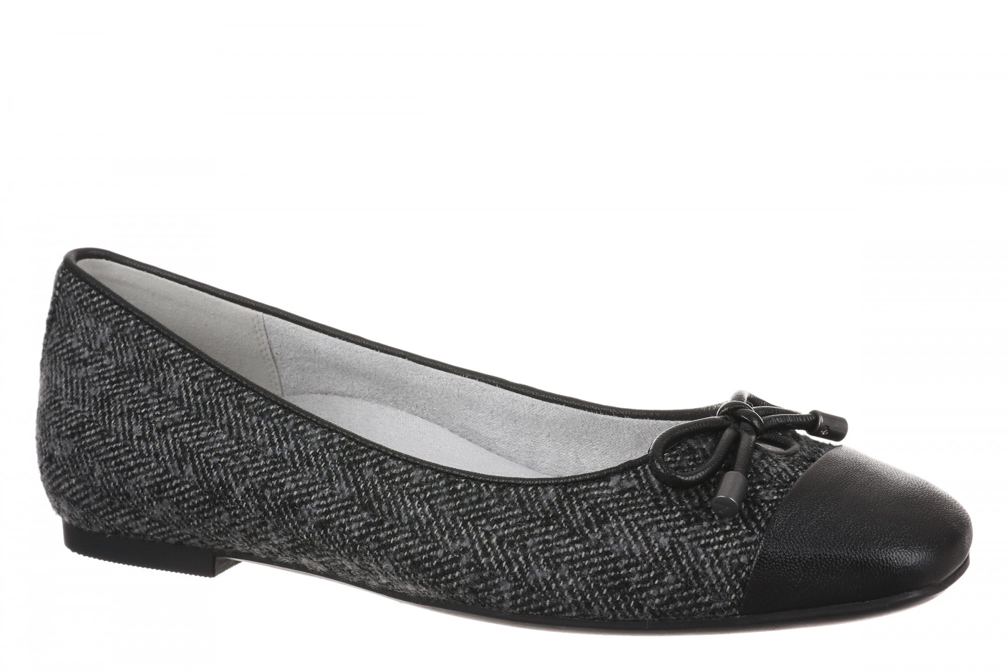 Vionic Klara Women's Ballet Comfort Flat - Slate Grey Multi - Angle main