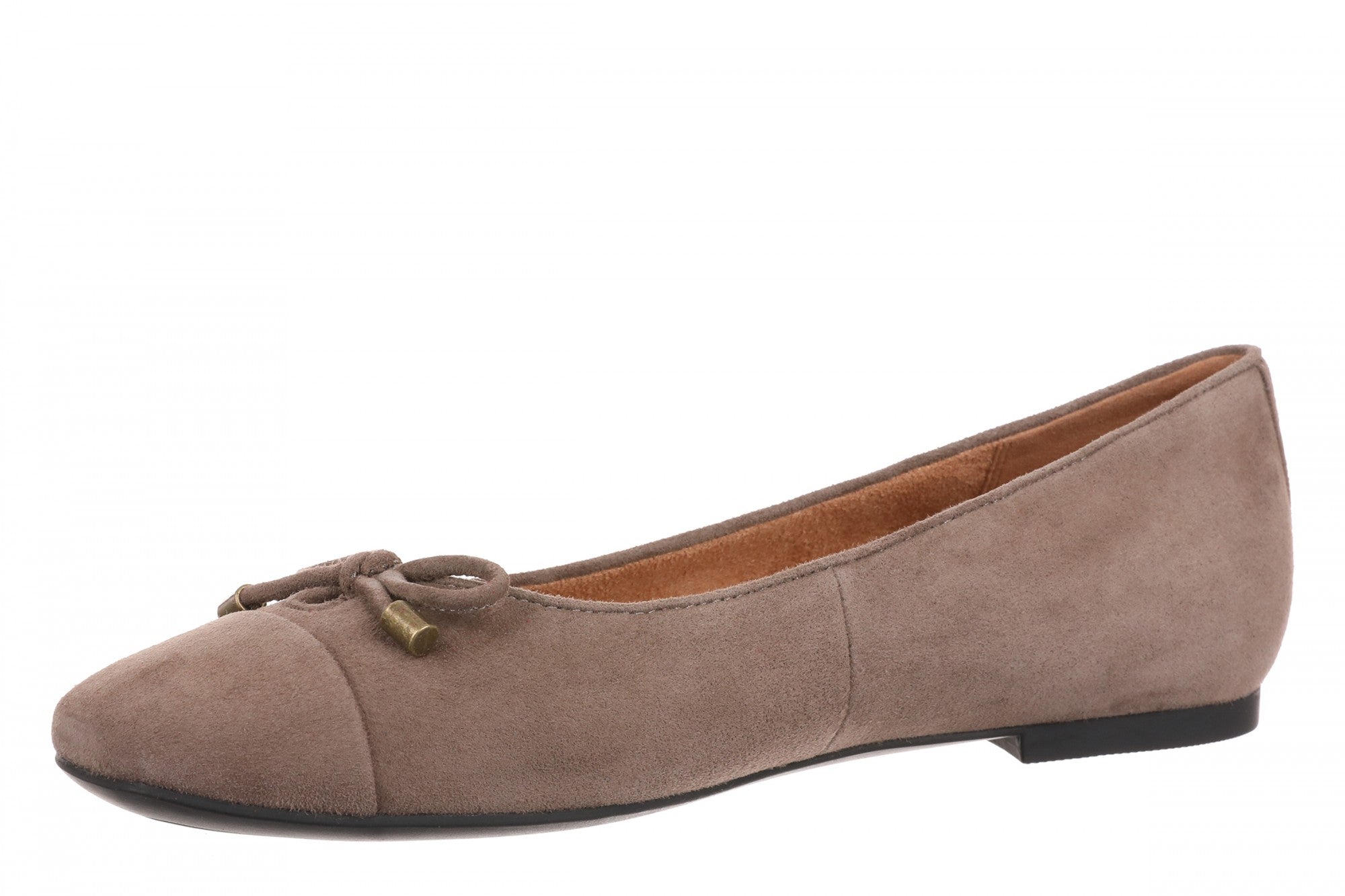 Vionic Klara Women's Ballet Comfort Flat - Driftwood - Left angle