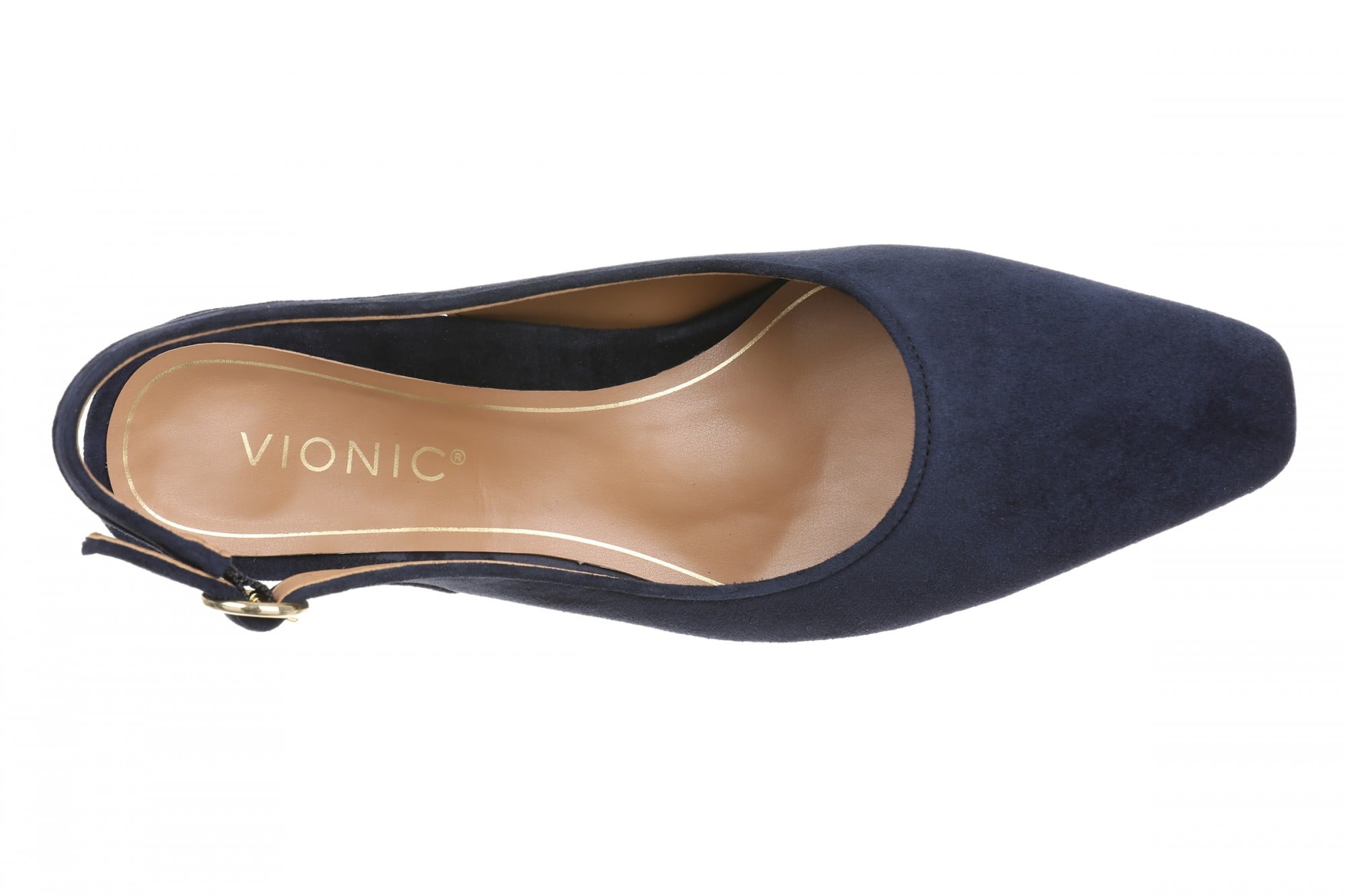Vionic Perris Women's Comfort Slingback Pump - Baltic Navy - Top