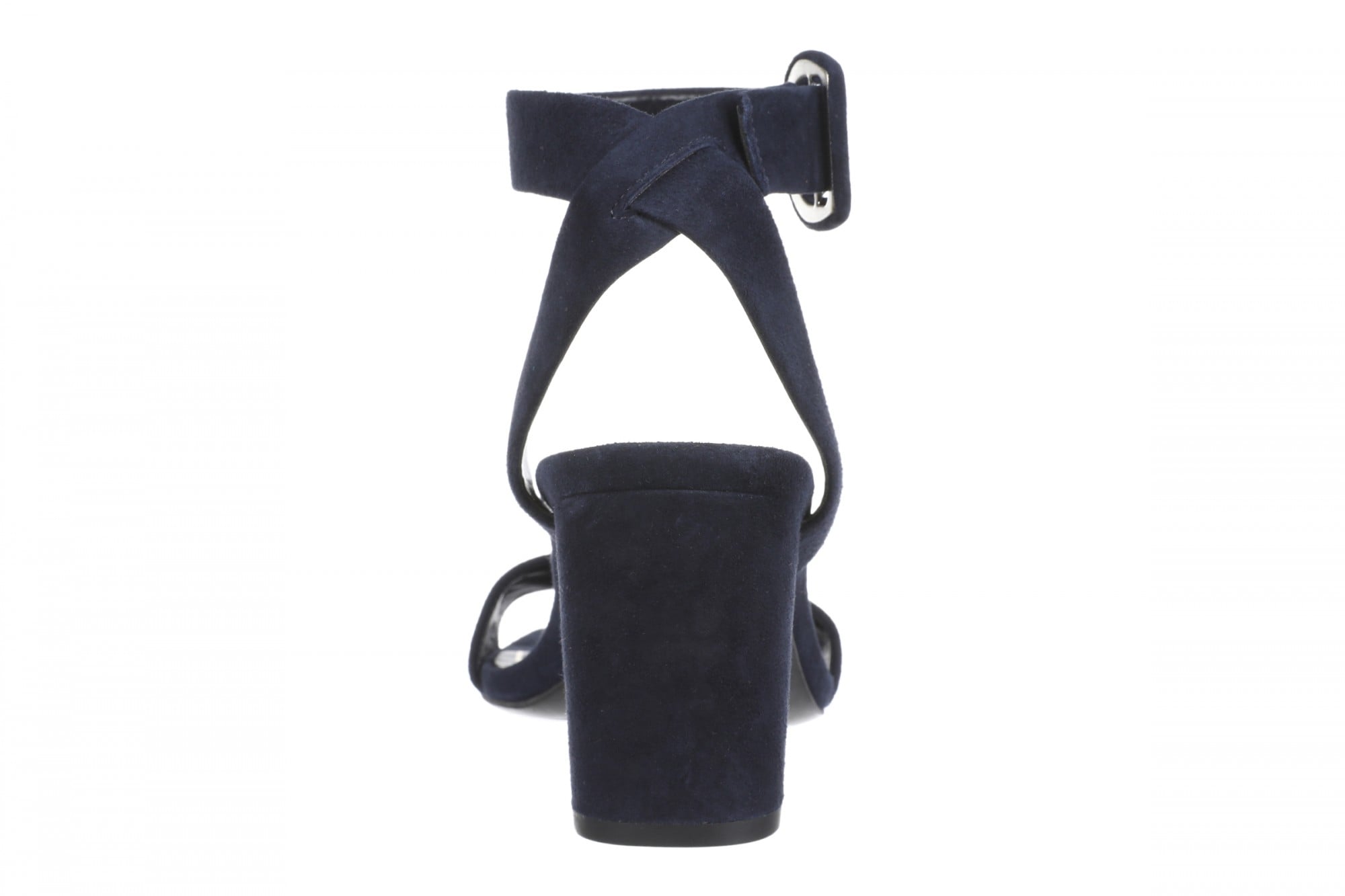 Vionic Zinfandel Women's Heeled Comfort Sandal - Navy Blazer - Back