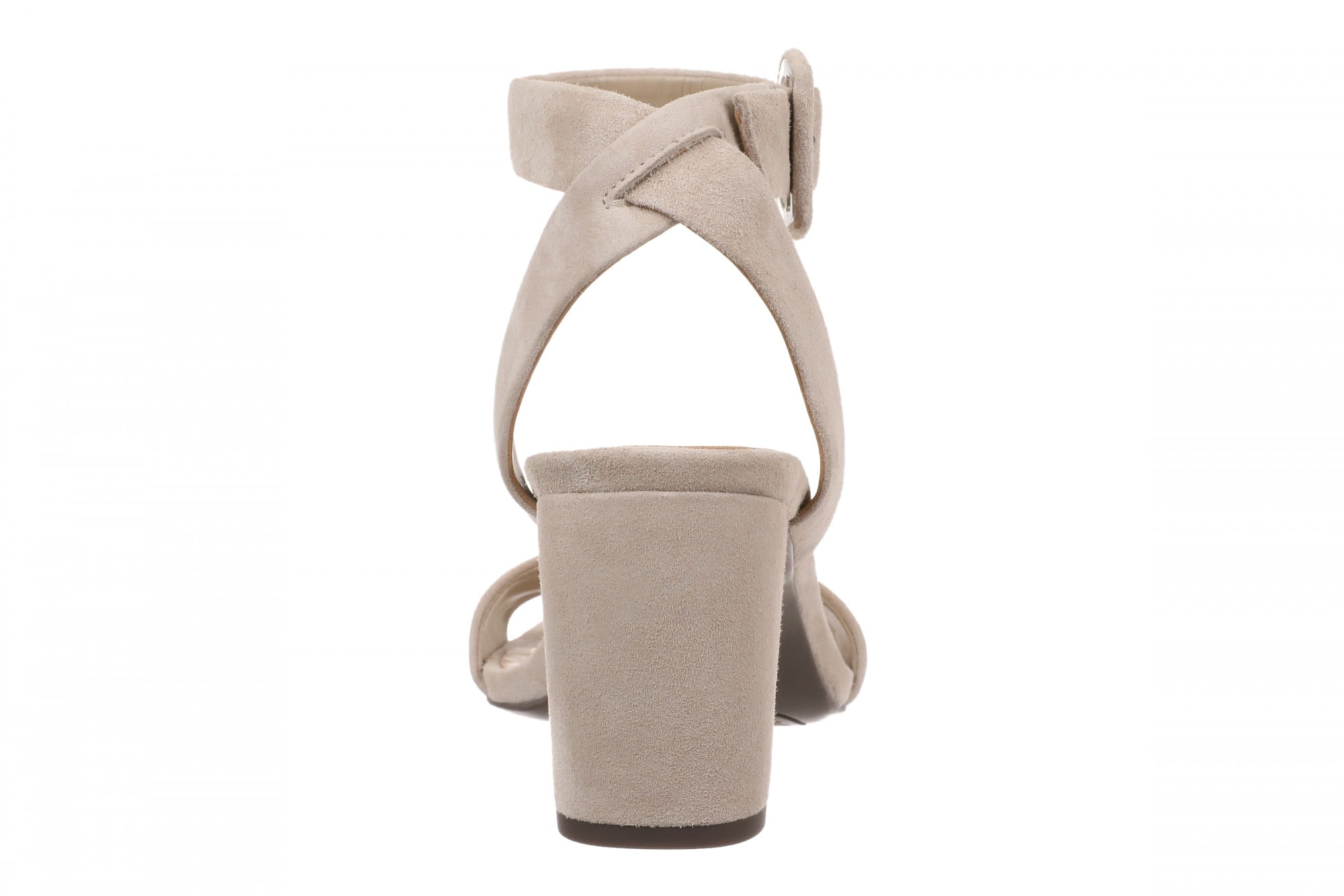 Vionic Zinfandel Women's Heeled Comfort Sandal - Lucid Beige - Back