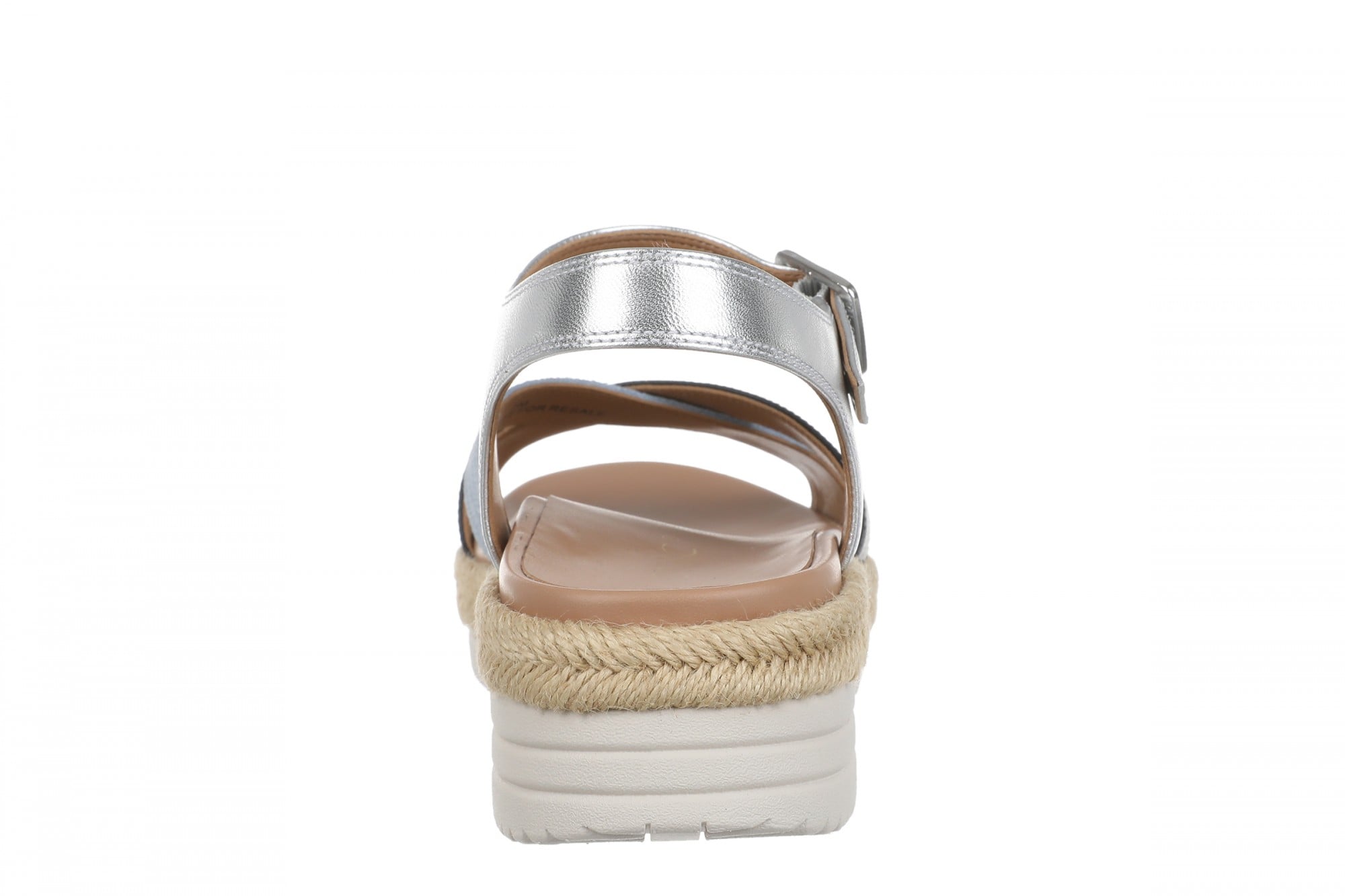 Vionic Mar Women's Platform Wedge Sandal - Navy Multi - Back