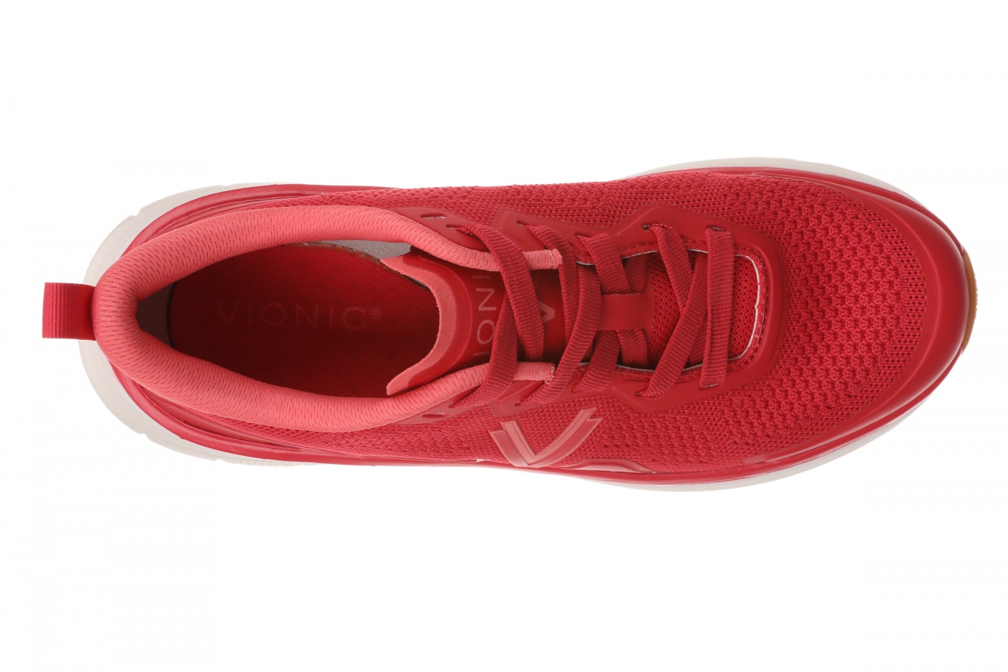Vionic Walk Max Women's Lace Up Comfort Sneaker - Fruit Punch - Top