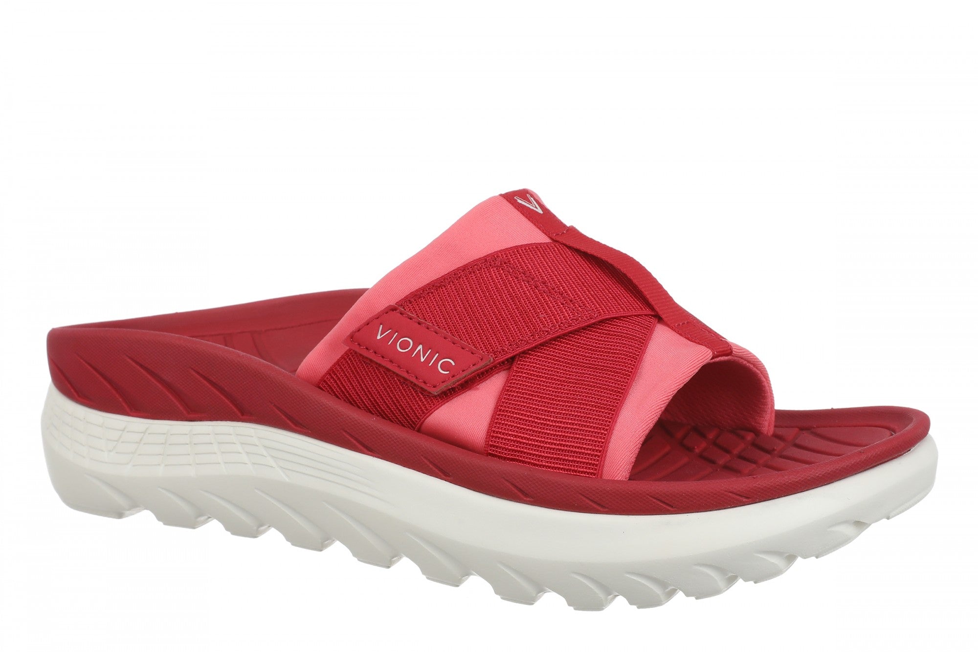 Vionic Rebound Unisex Recovery Slide Sandals - Comfort & Support - Fruit Punch - Angle main