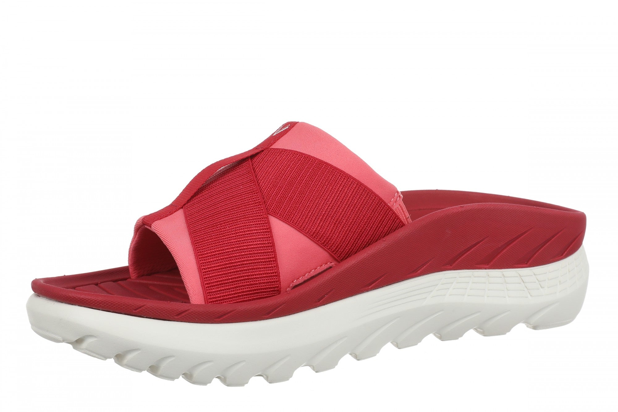 Vionic Rebound Unisex Recovery Slide Sandals - Comfort & Support - Fruit Punch - Left angle