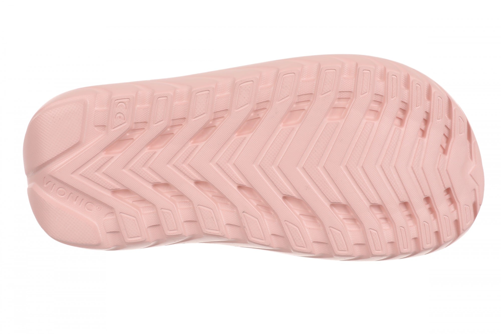 Vionic Rebound Unisex Recovery Slide Sandals - Comfort & Support - Peach Pink - Bottom