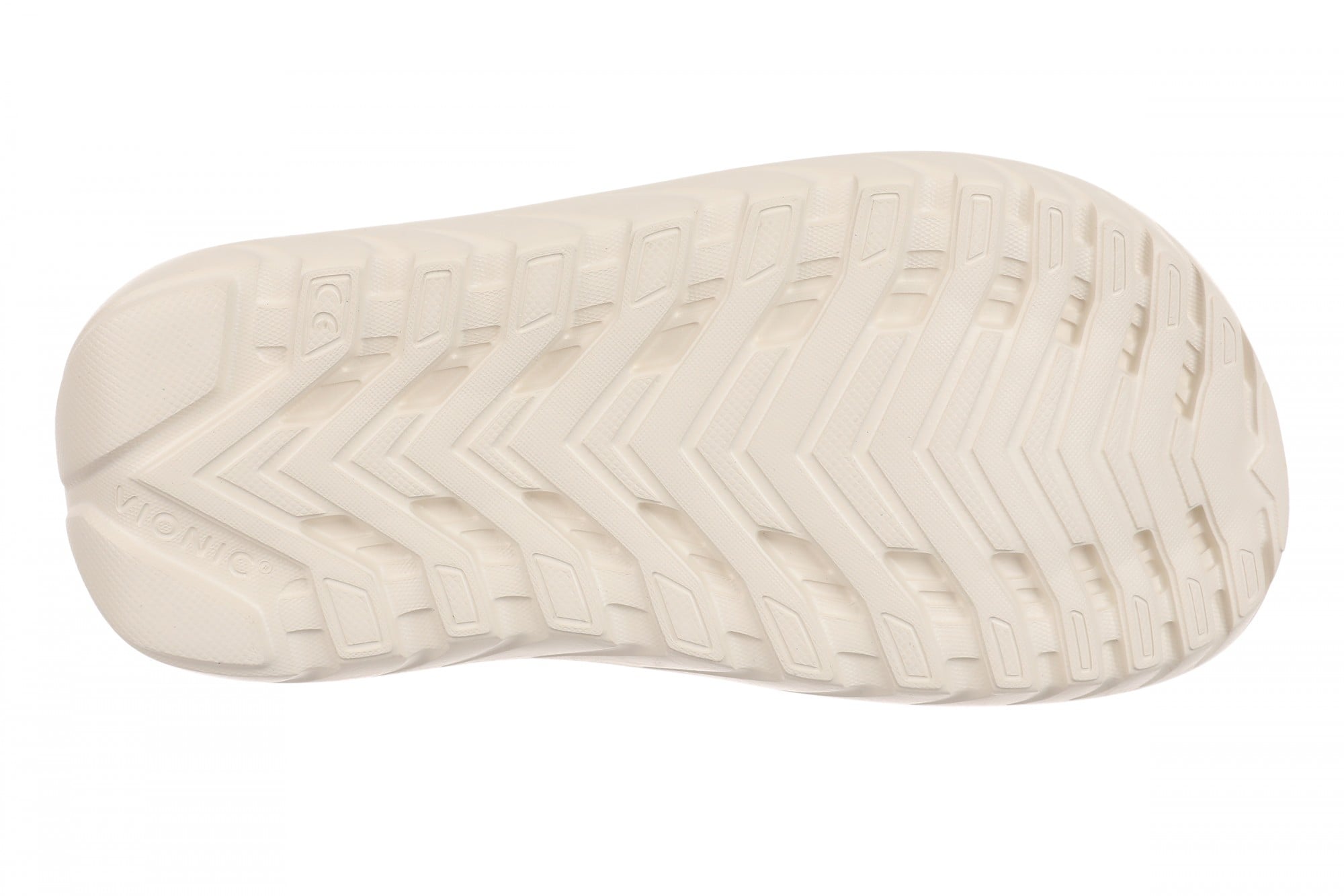 Vionic Rebound Unisex Recovery Slide Sandals - Comfort & Support - Cream - Bottom