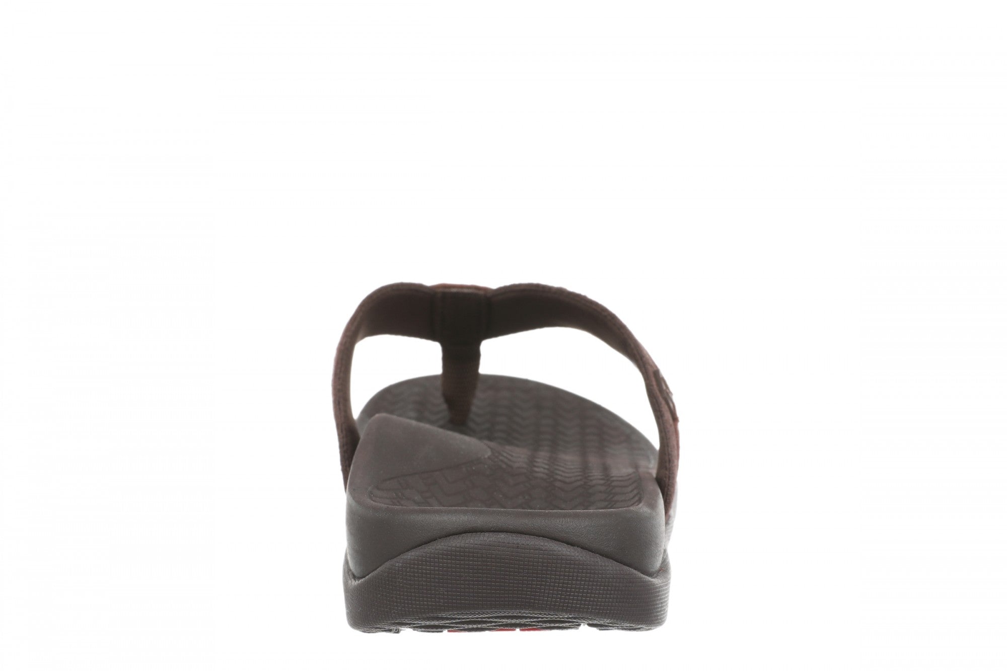 Vionic Men's Tide II Orthotic Support Sandal - Chocolate Ganache - Back