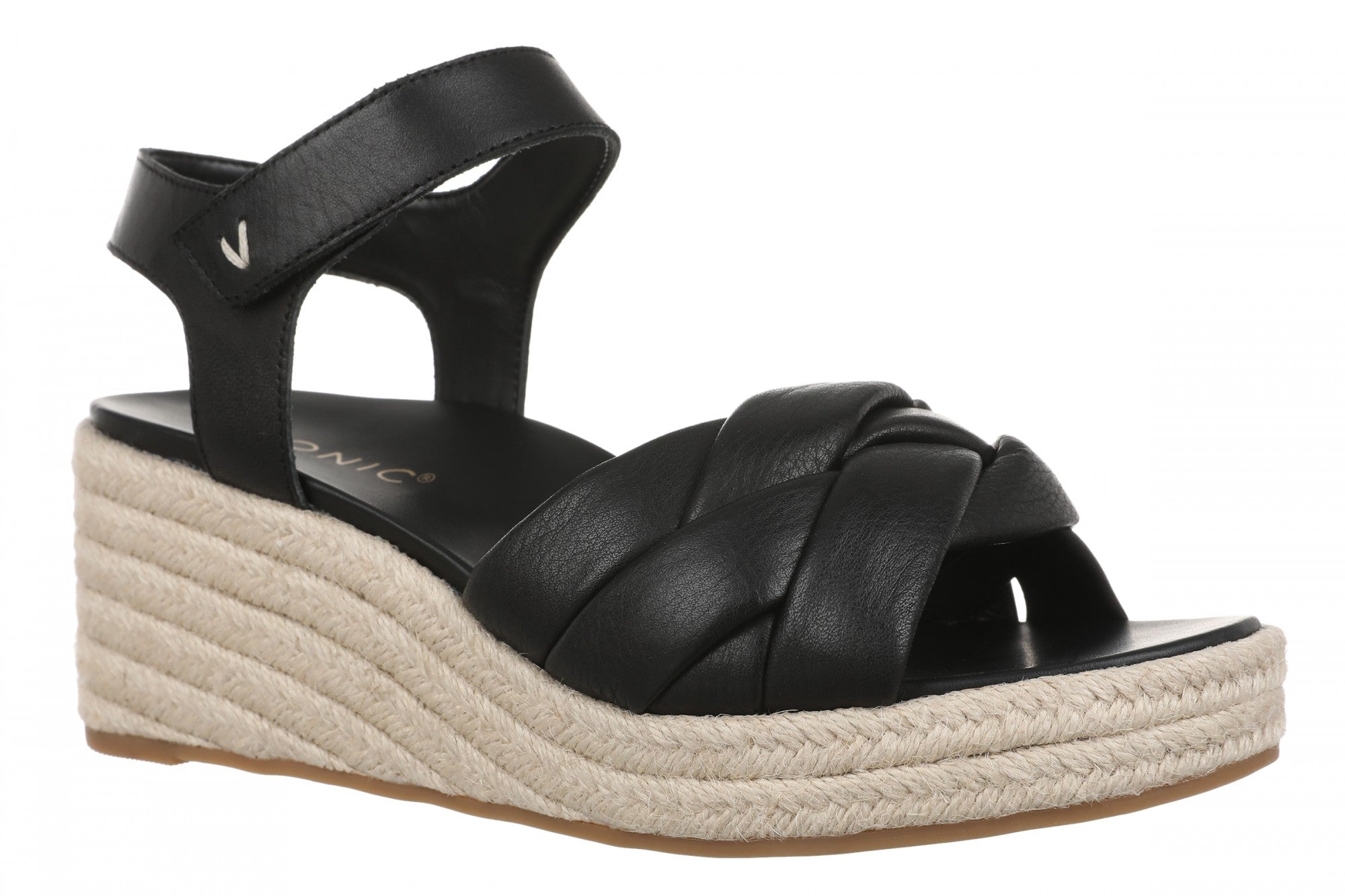 Vionic Saratoga Women's Orthotic Support Espadrille Wedge Sandal