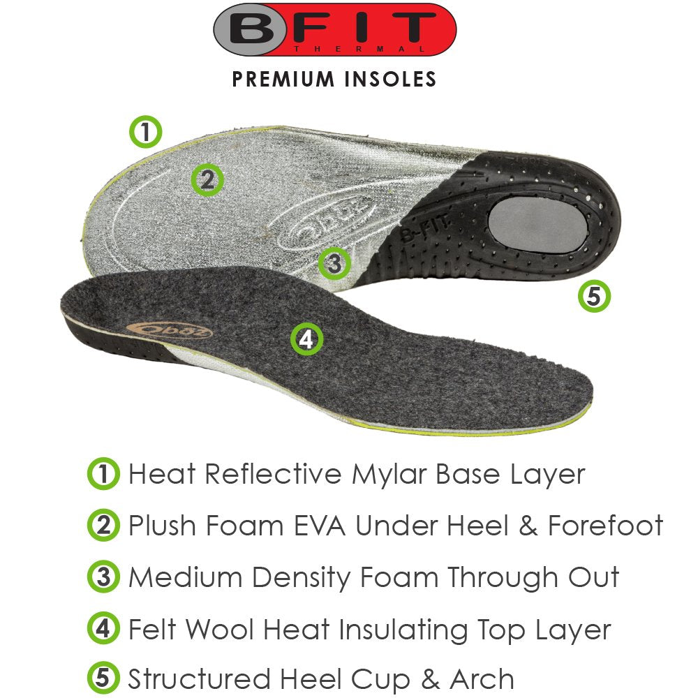 Oboz Bridger 7 Inch Insulated Women's - Tan Gray - Thermal Insoles