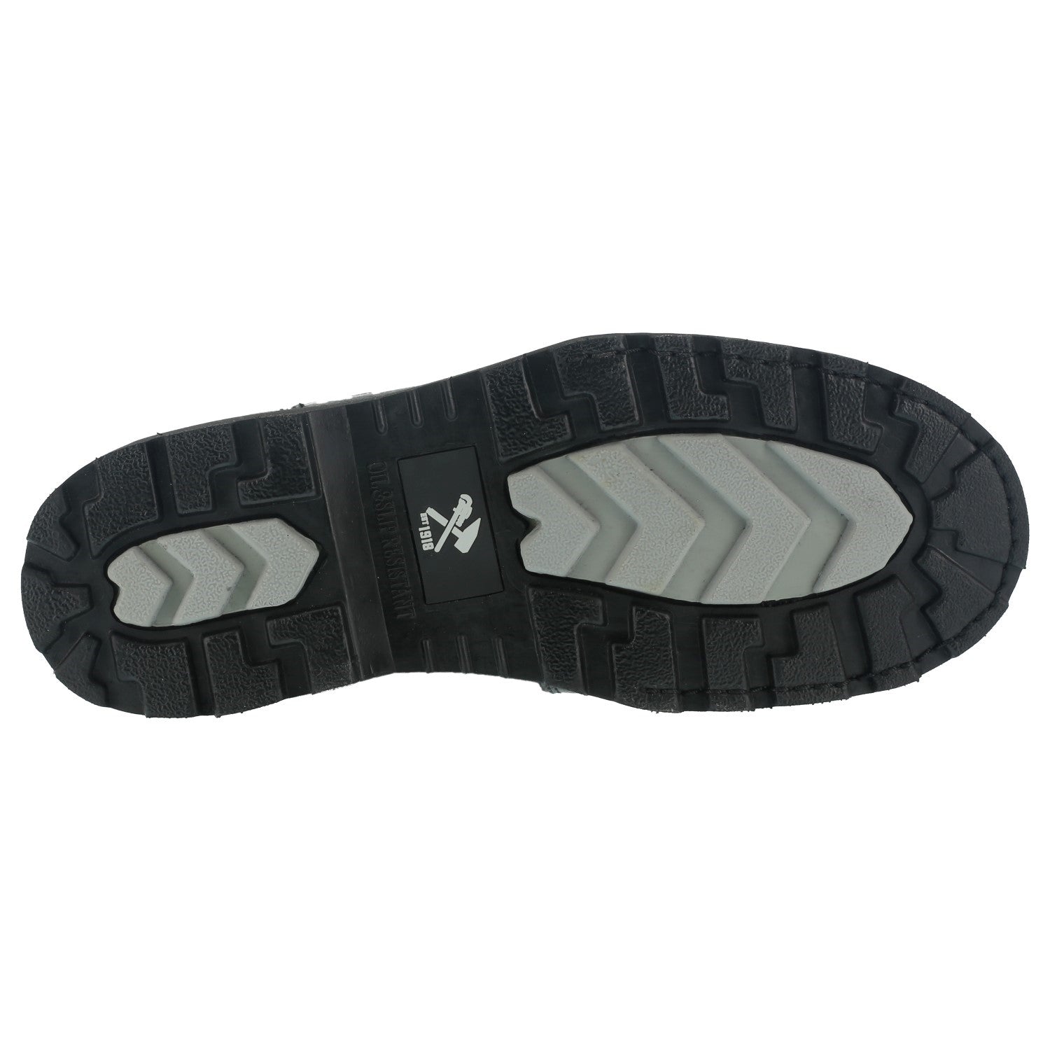 Iron Age Groundbreaker Men's Safety Toe Industrial Boot - Black - Outsole View