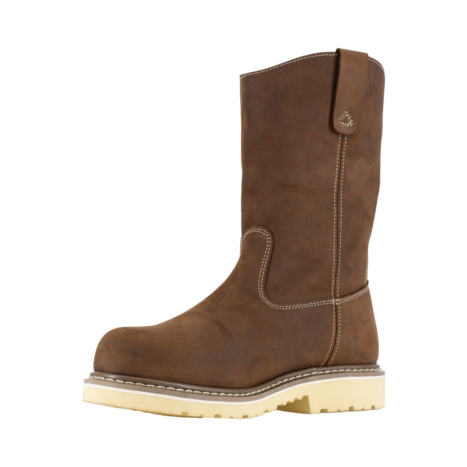 Iron Age Solidifier Men's Pull-on EH Comp Toe Waterproof Work Boot - Brown - Other Profile View