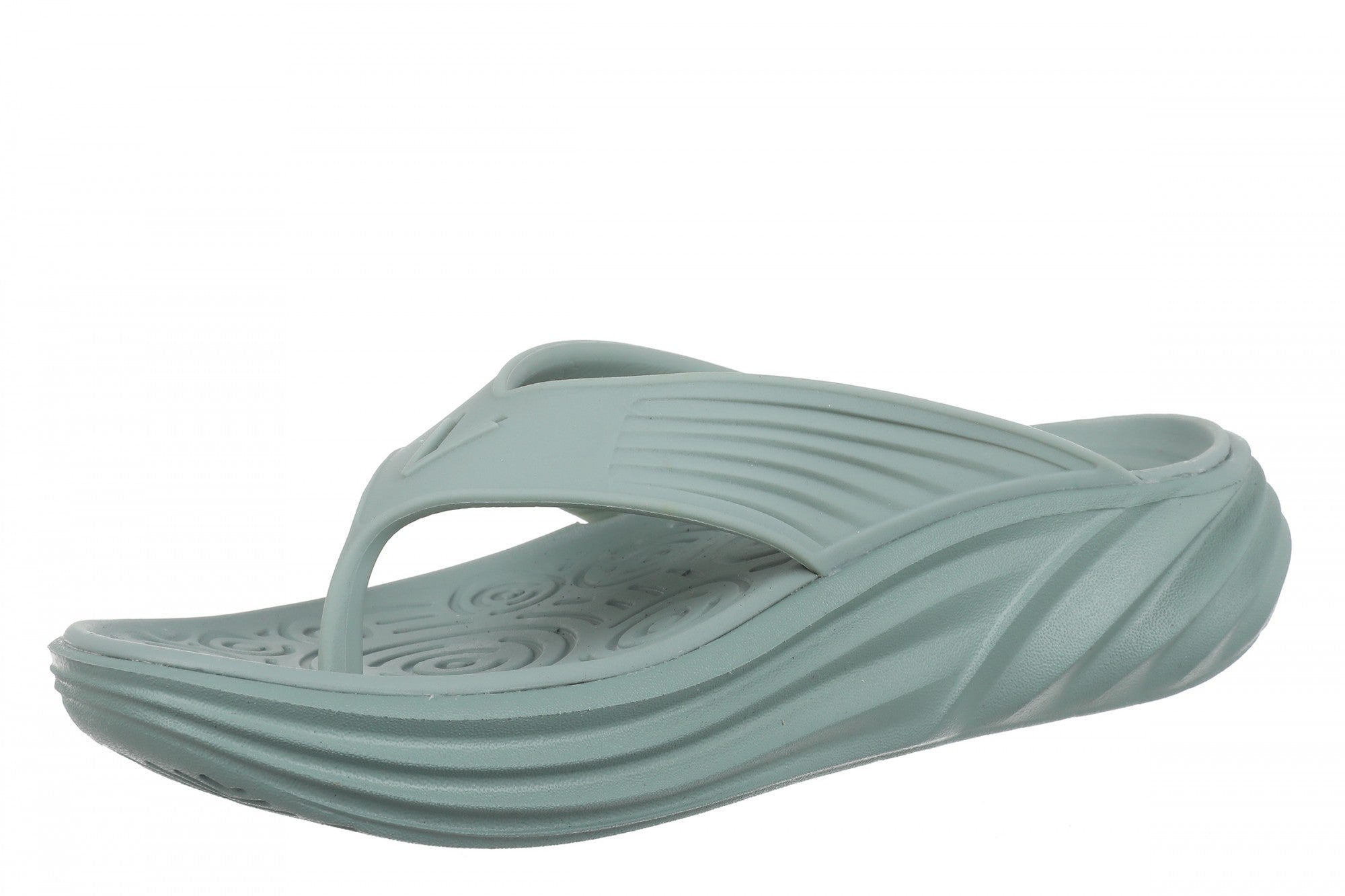 Vionic Tide RX Unisex Recovery Cushioned Orthotic Sandal - Iceberg Green - Left angle
