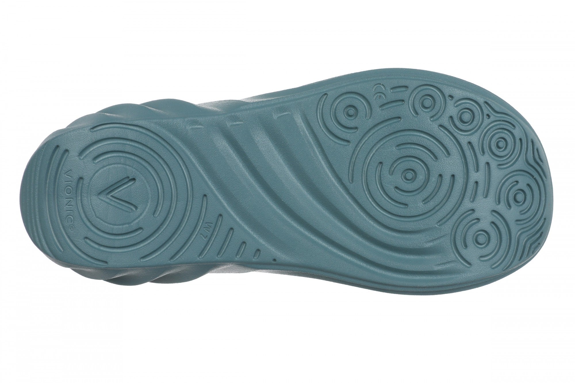 Vionic Tide RX Unisex Recovery Cushioned Orthotic Sandal - Bodega Blue - Bottom