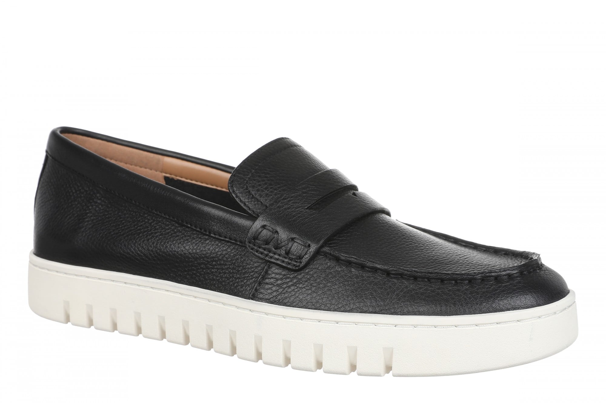 Vionic Men's Uptown Slip-On Loafer - Comfortable Orthotic Travel Shoe in Black