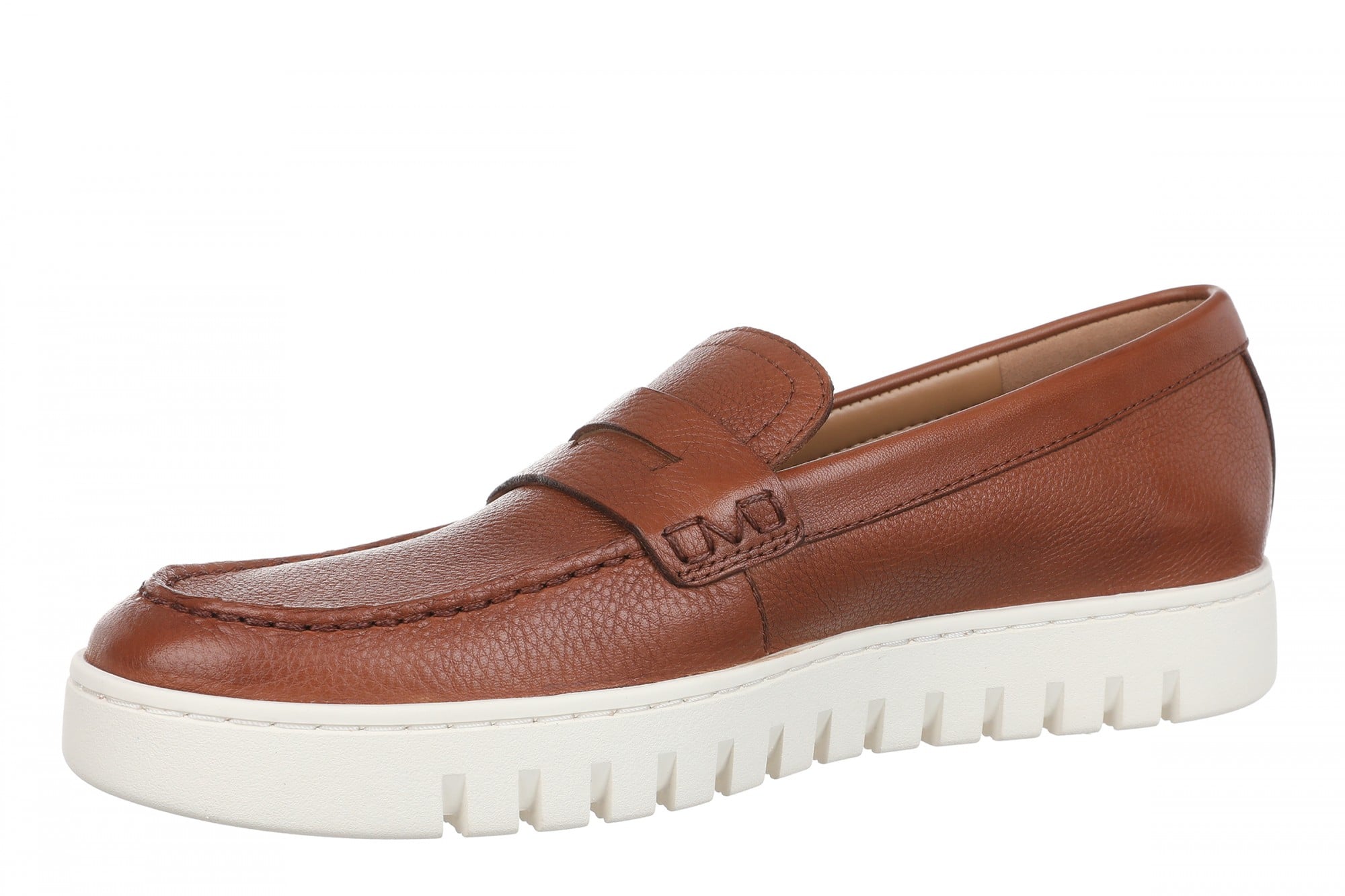 Vionic Men's Uptown Slip-On Loafer / Travel Shoe - Tan - Left angle