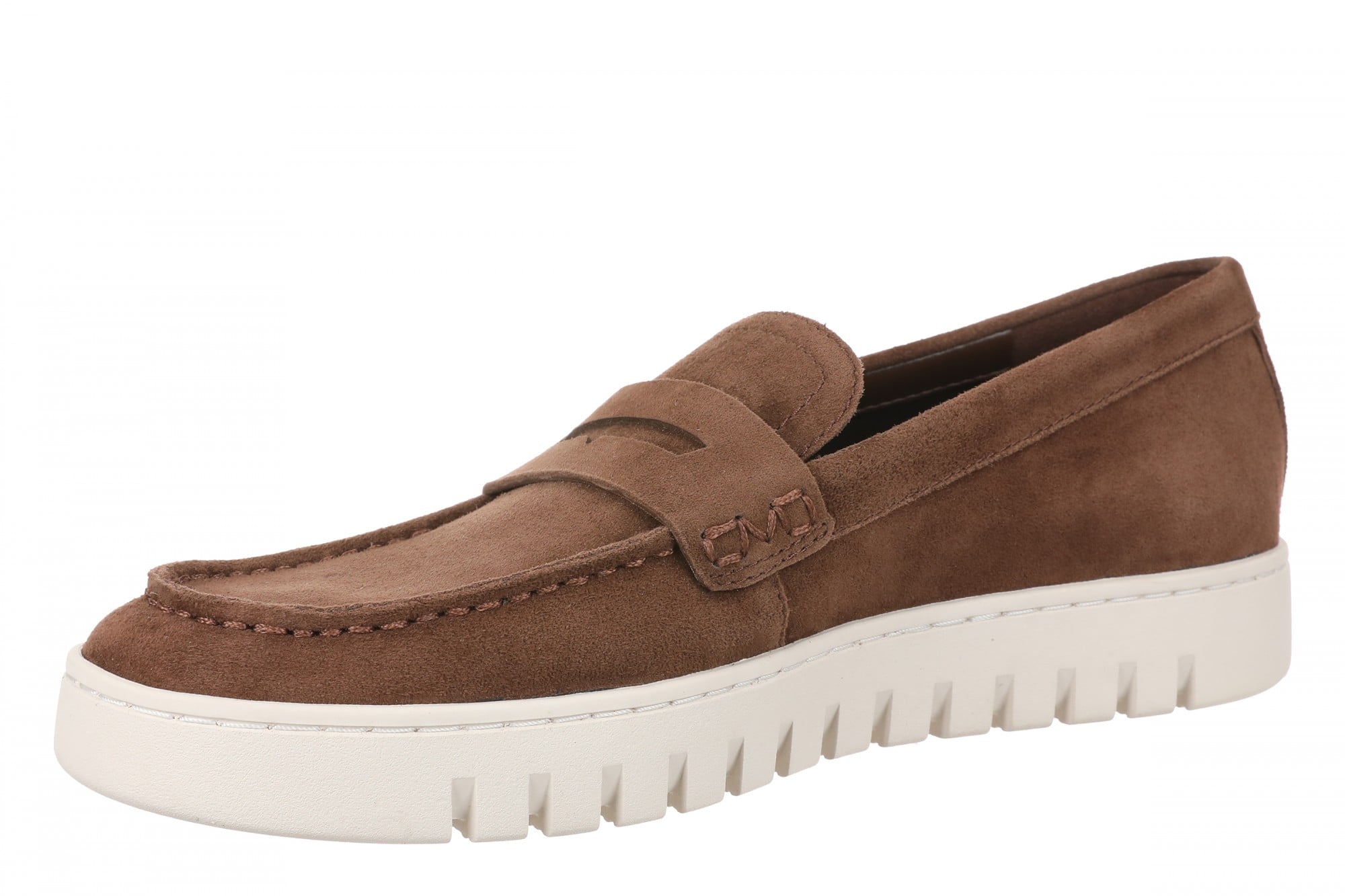 Vionic Men's Uptown Slip-On Loafer / Travel Shoe - Coffee - Left angle
