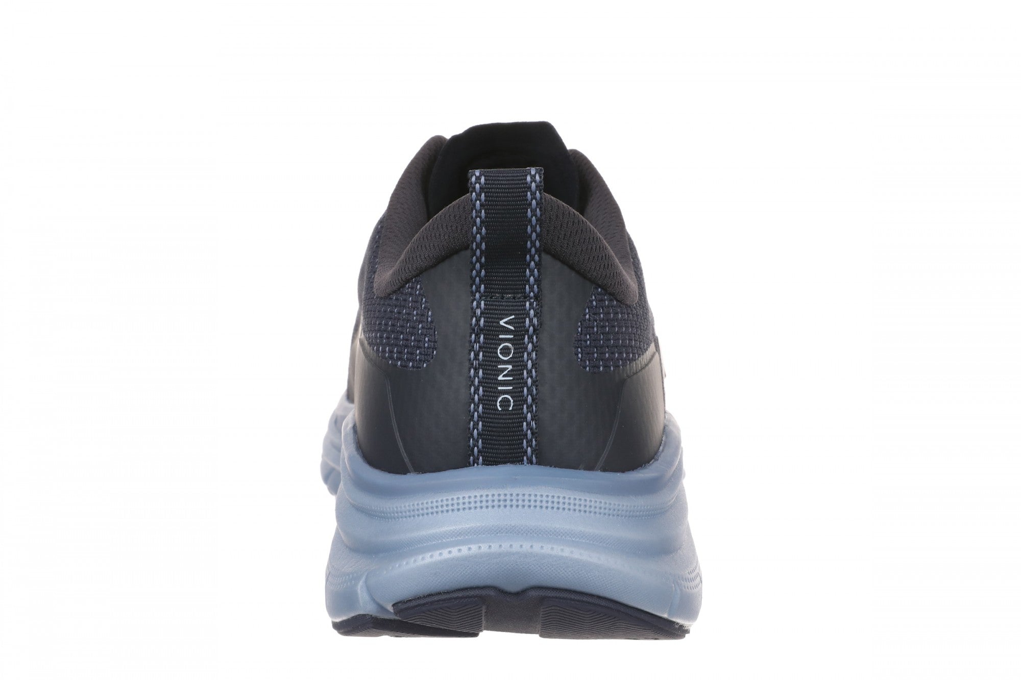 Vionic Men's Walk Max - Water Repellent Athletic Walking Shoes with Orthotic Support - Navy Blazer - Back