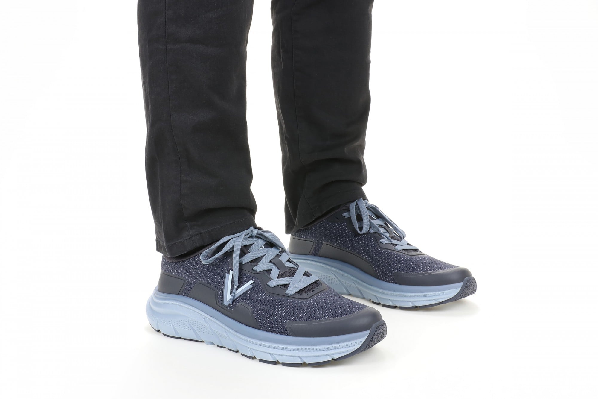 Vionic Men's Walk Max - Water Repellent Athletic Walking Shoes with Orthotic Support - Navy Blazer - Lifestyle
