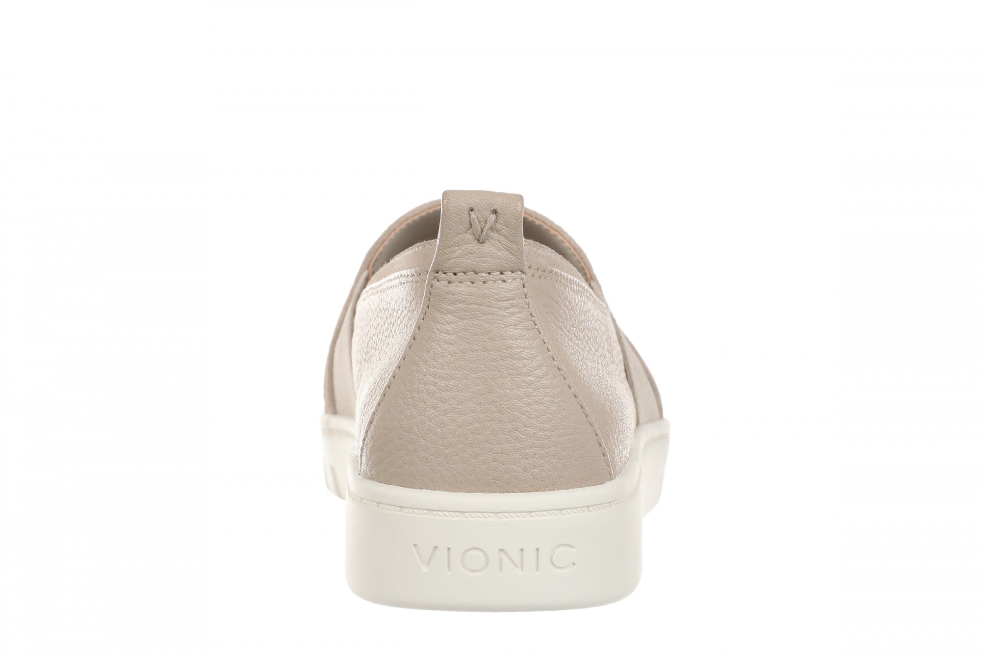 Vionic Cambria Womens Slip On Loafers - Oatmeal - Back
