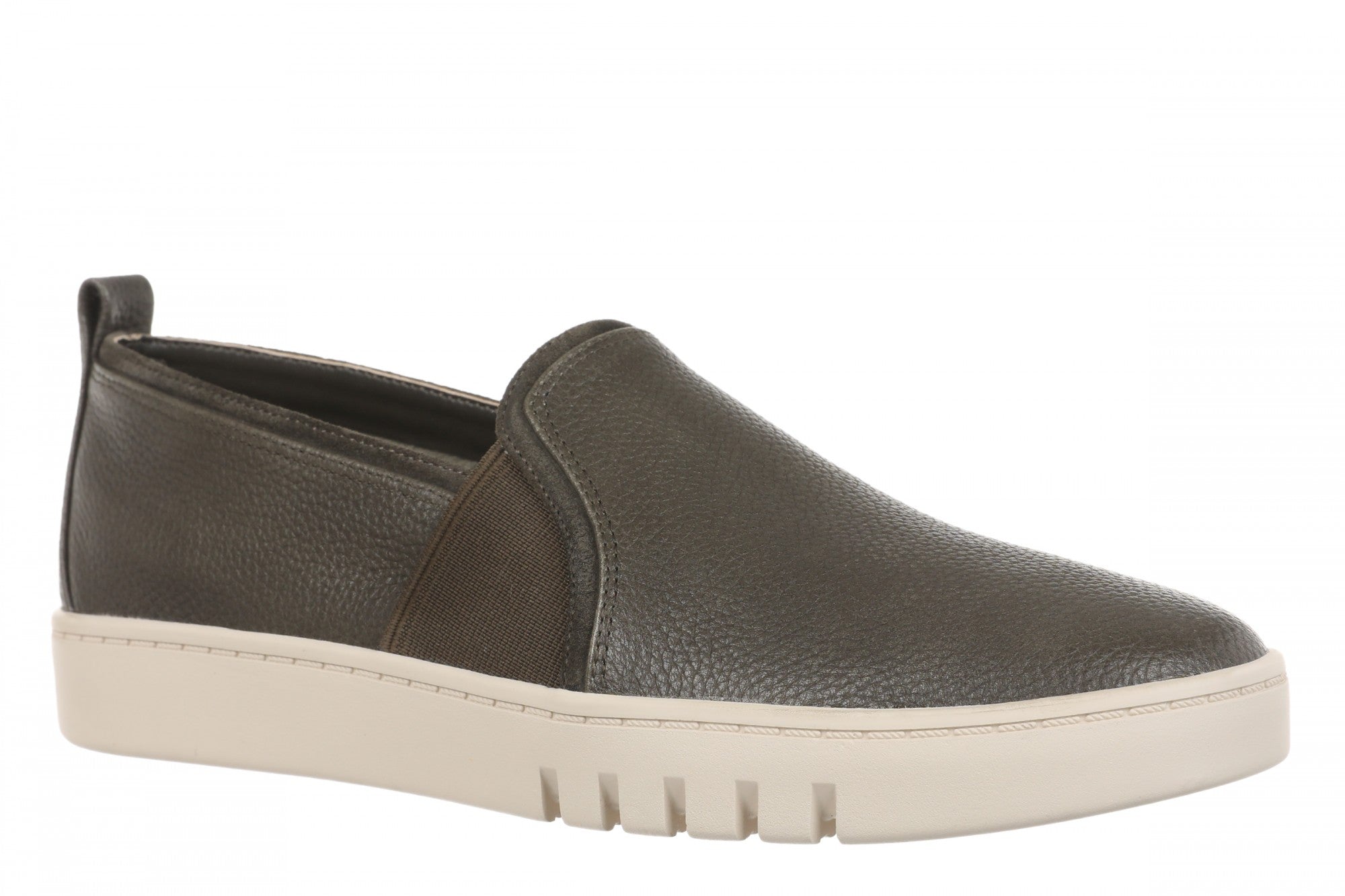 Vionic Cambria Women's Comfortable Supportive Slip-Ons in Dark Khaki