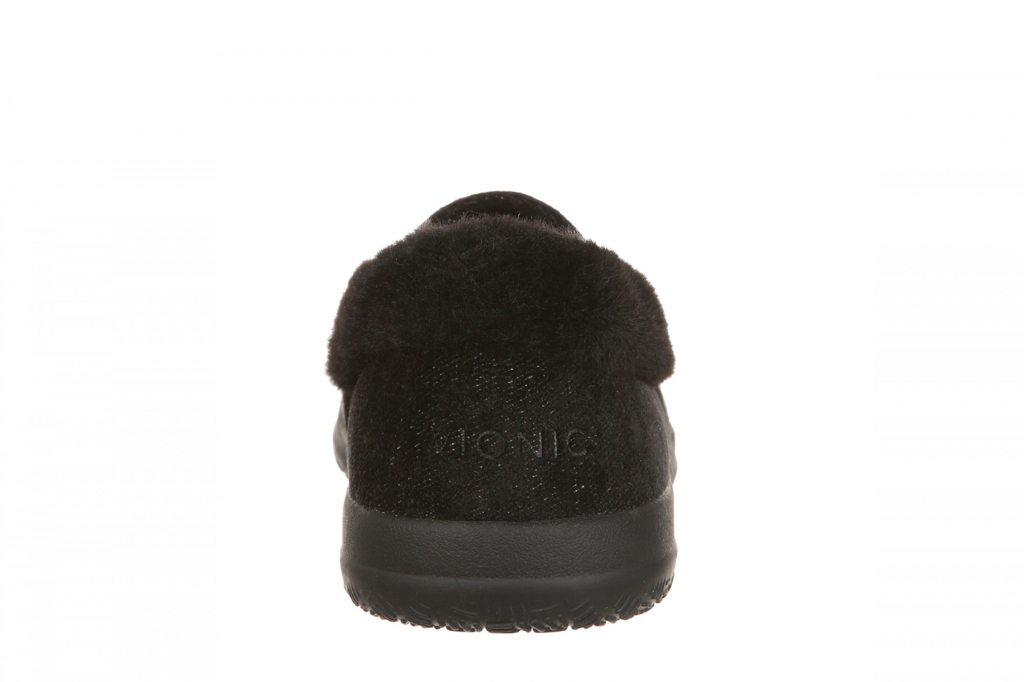 Vionic Clare Slipper - Women's Cozy Orthotic Arch Support Slippers - Black - Back