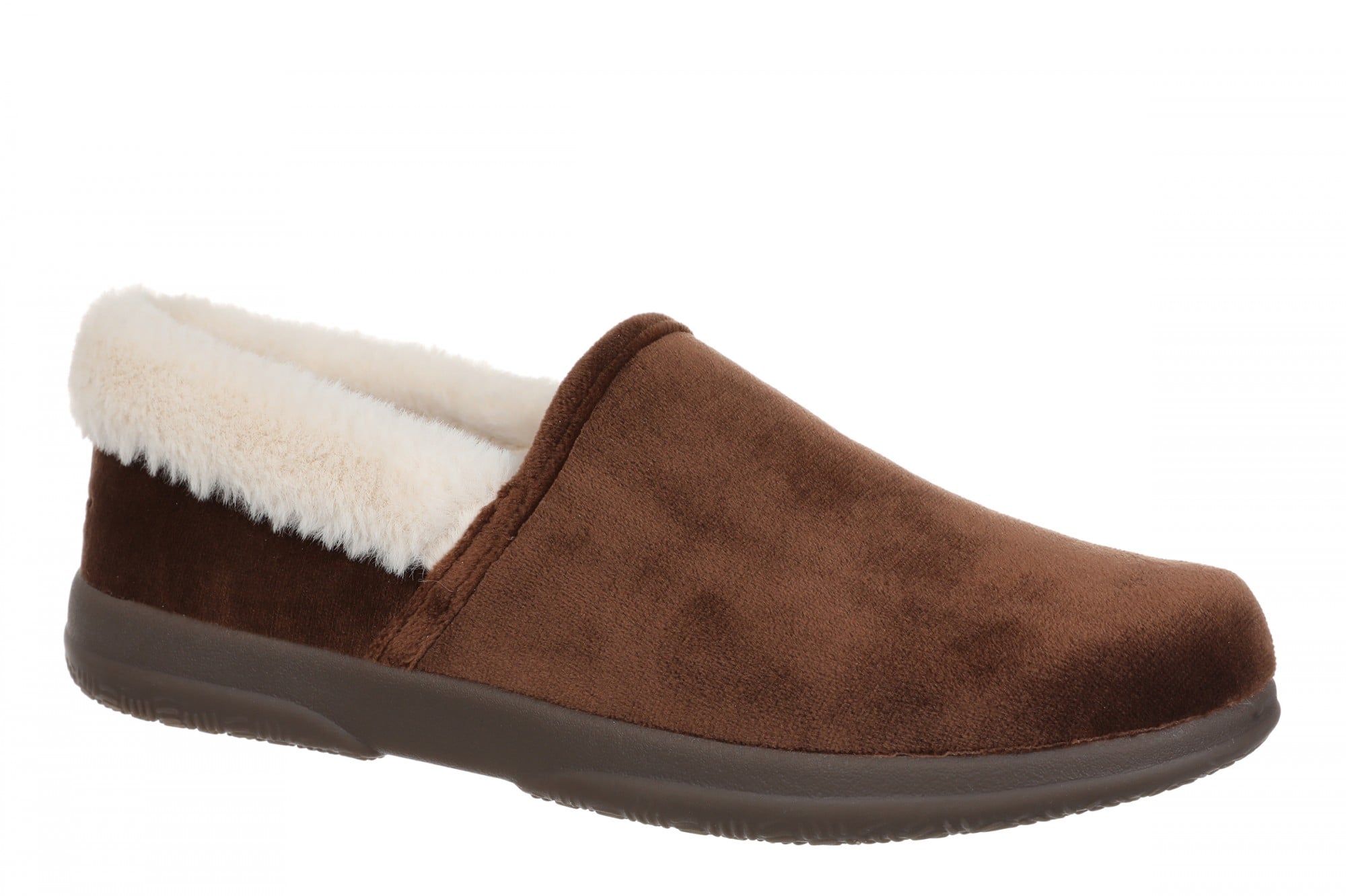 Vionic Clare Slipper - Women's Cozy Orthotic Arch Support Slippers in Chocolate