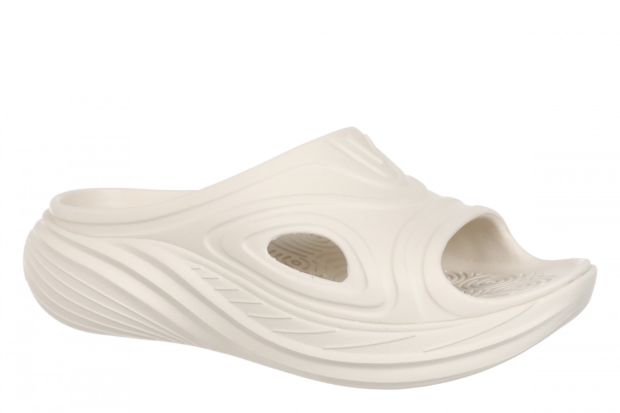Vionic Cove Rx Unisex Slide Sandal - Cream - Angle main