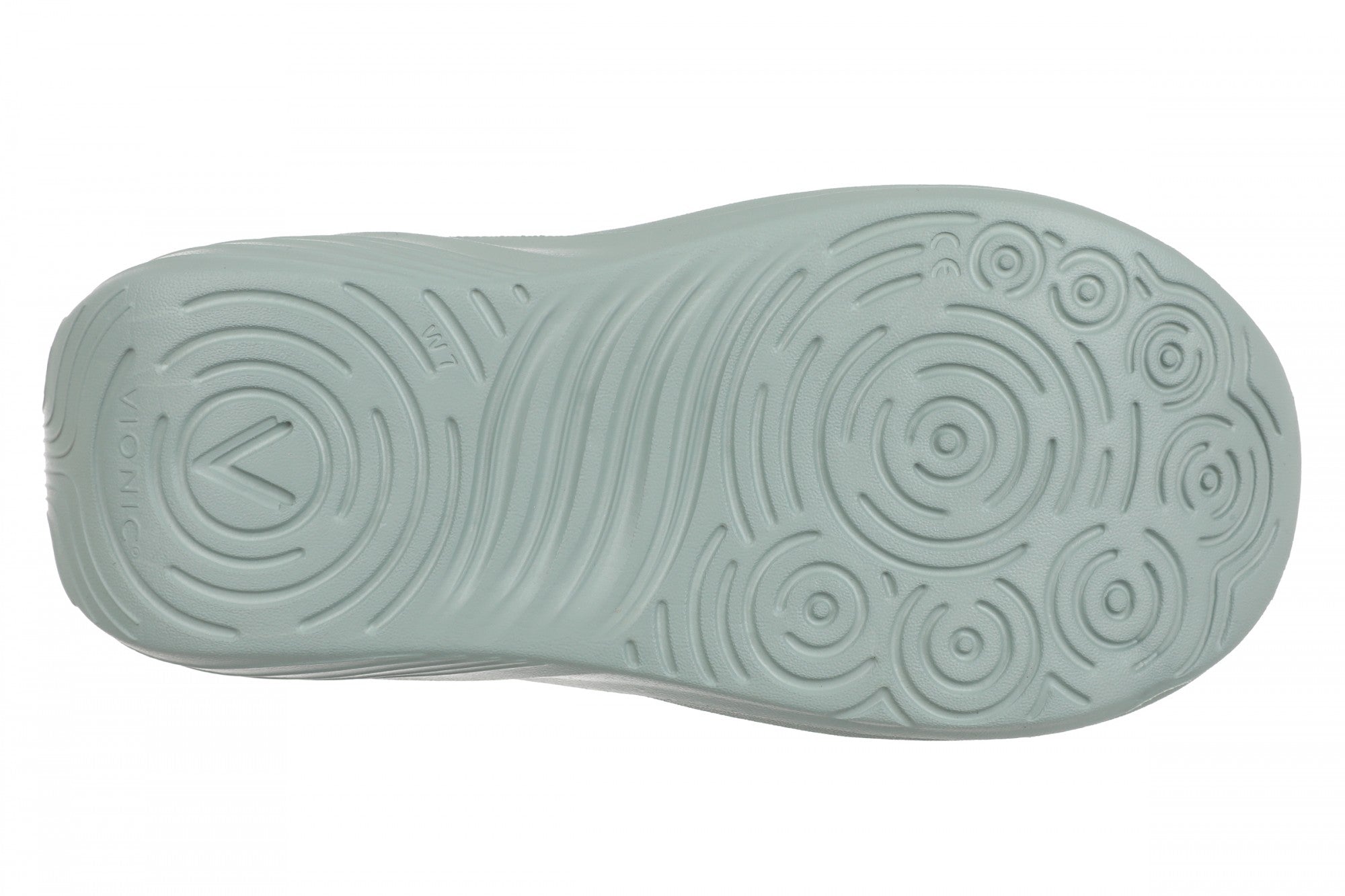 Vionic Cove Rx Unisex Slide Sandal - Iceberg Green - Bottom