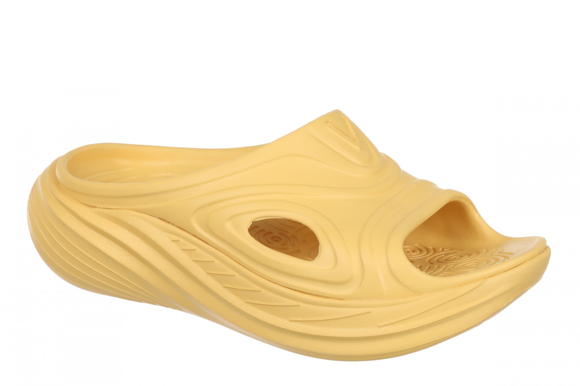 Vionic Cove Rx Unisex Slide Sandal - Butter Yellow - Angle main