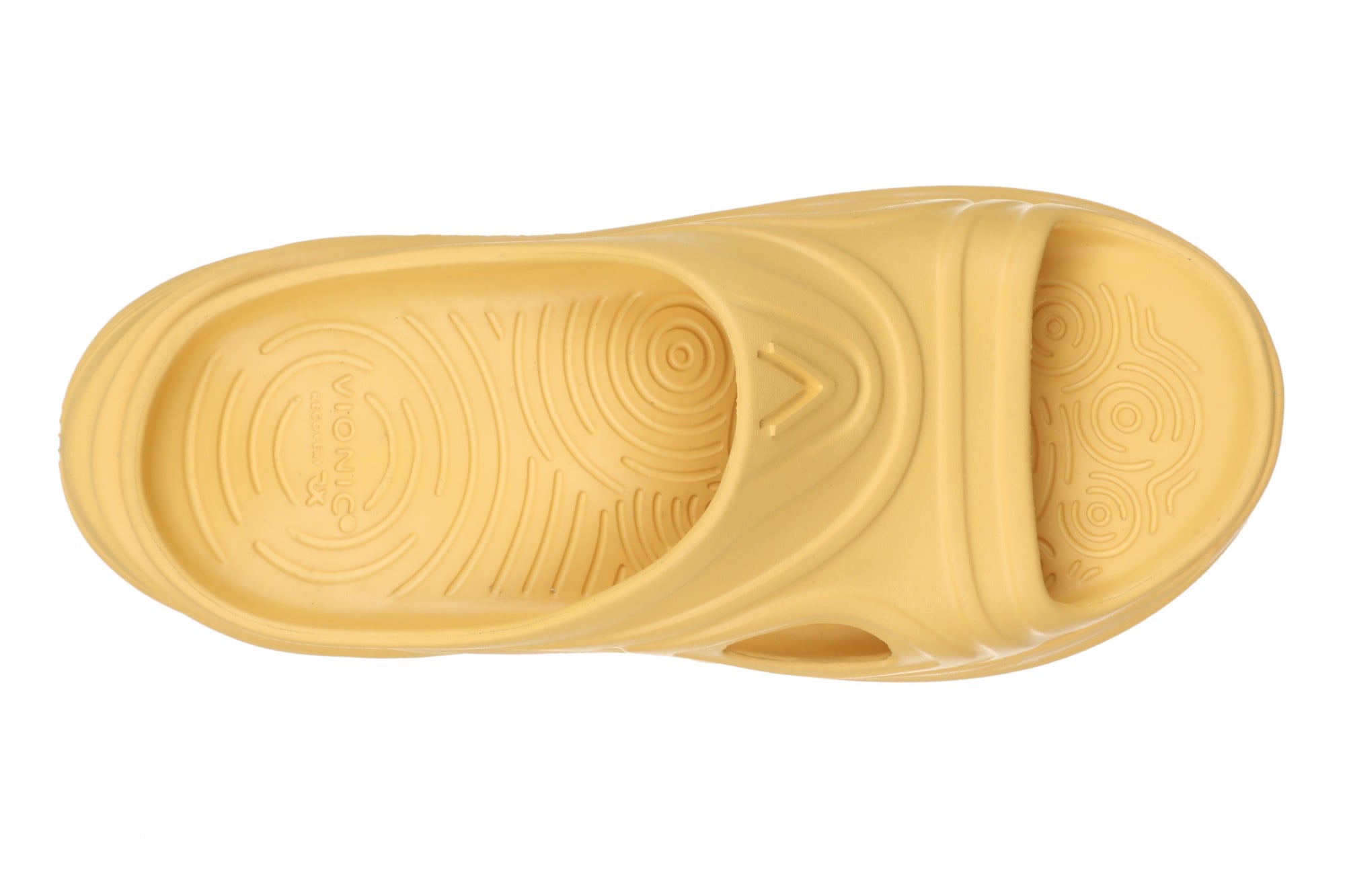 Vionic Cove Rx Unisex Slide Sandal - Butter Yellow - Top