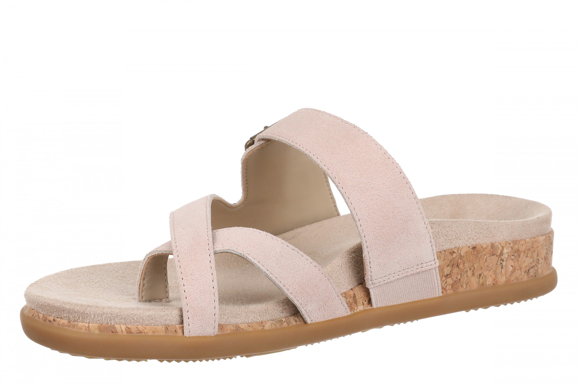 Vionic Carmela Women's Thong Sandals - Cameo Rose - Left angle