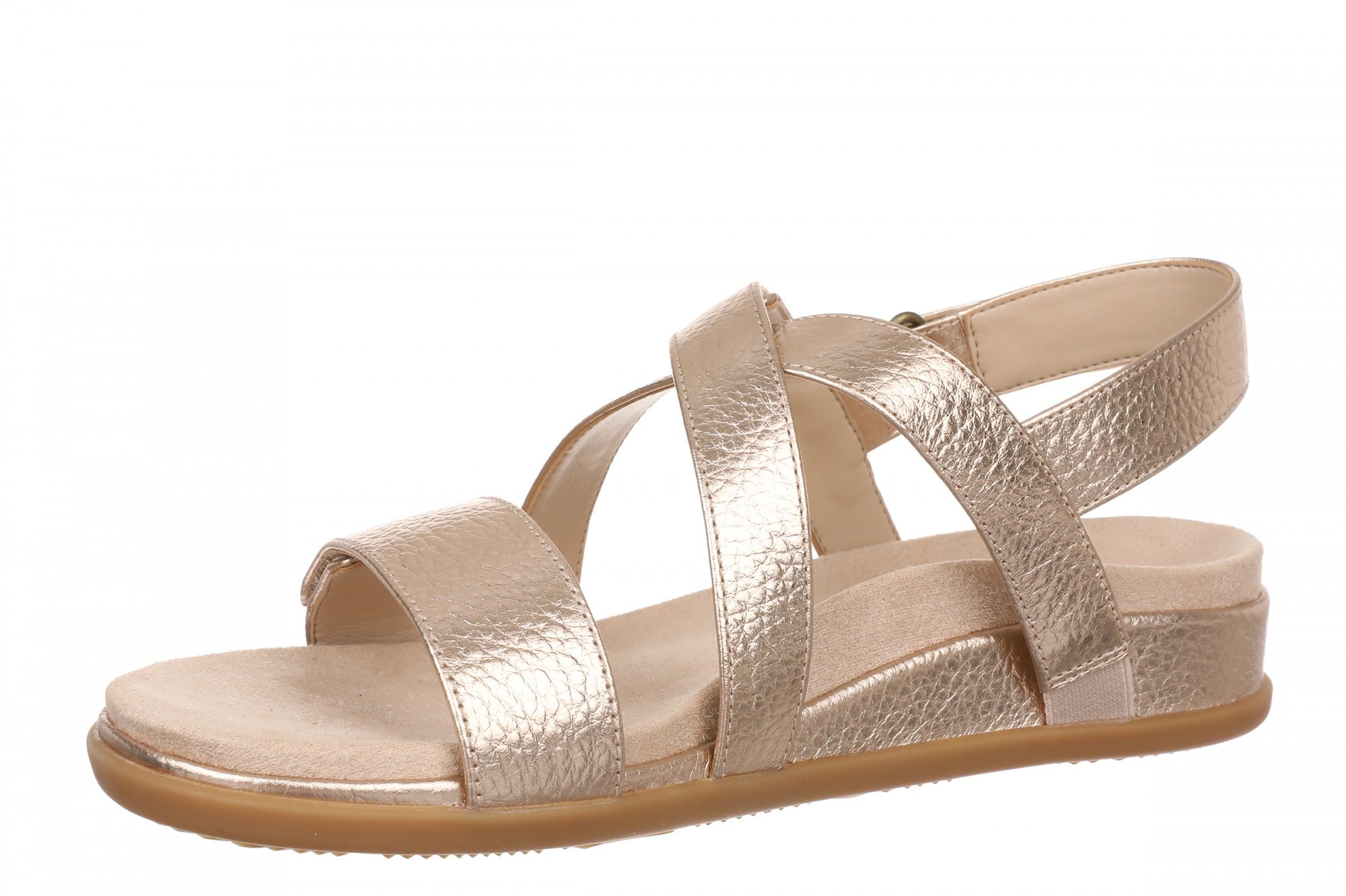 Vionic Cypress Women's Strappy Sandals - Bronze - Left angle