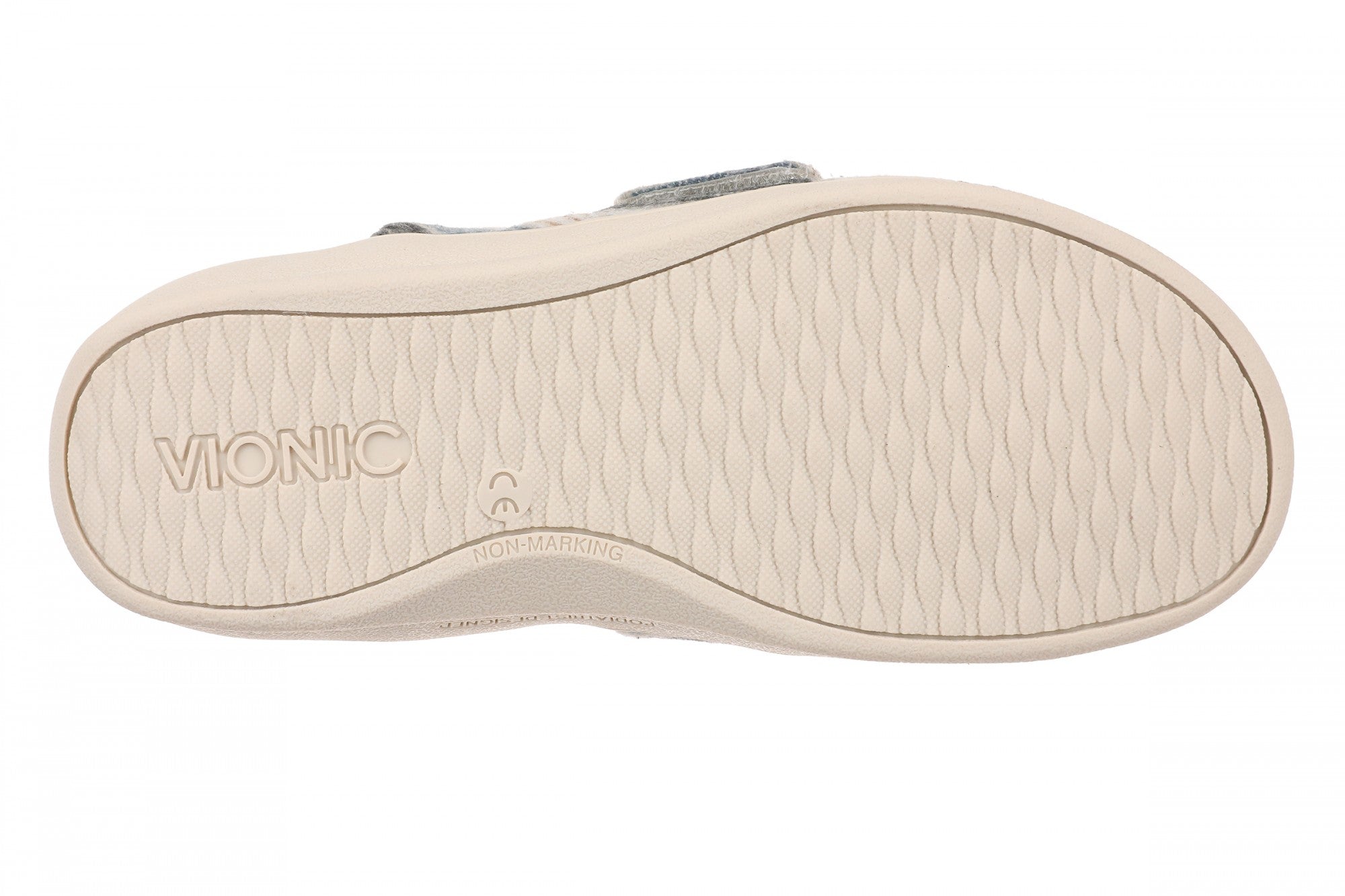Vionic Gemma II Women's Mule/Clog Slipper - Cream Multi - Bottom