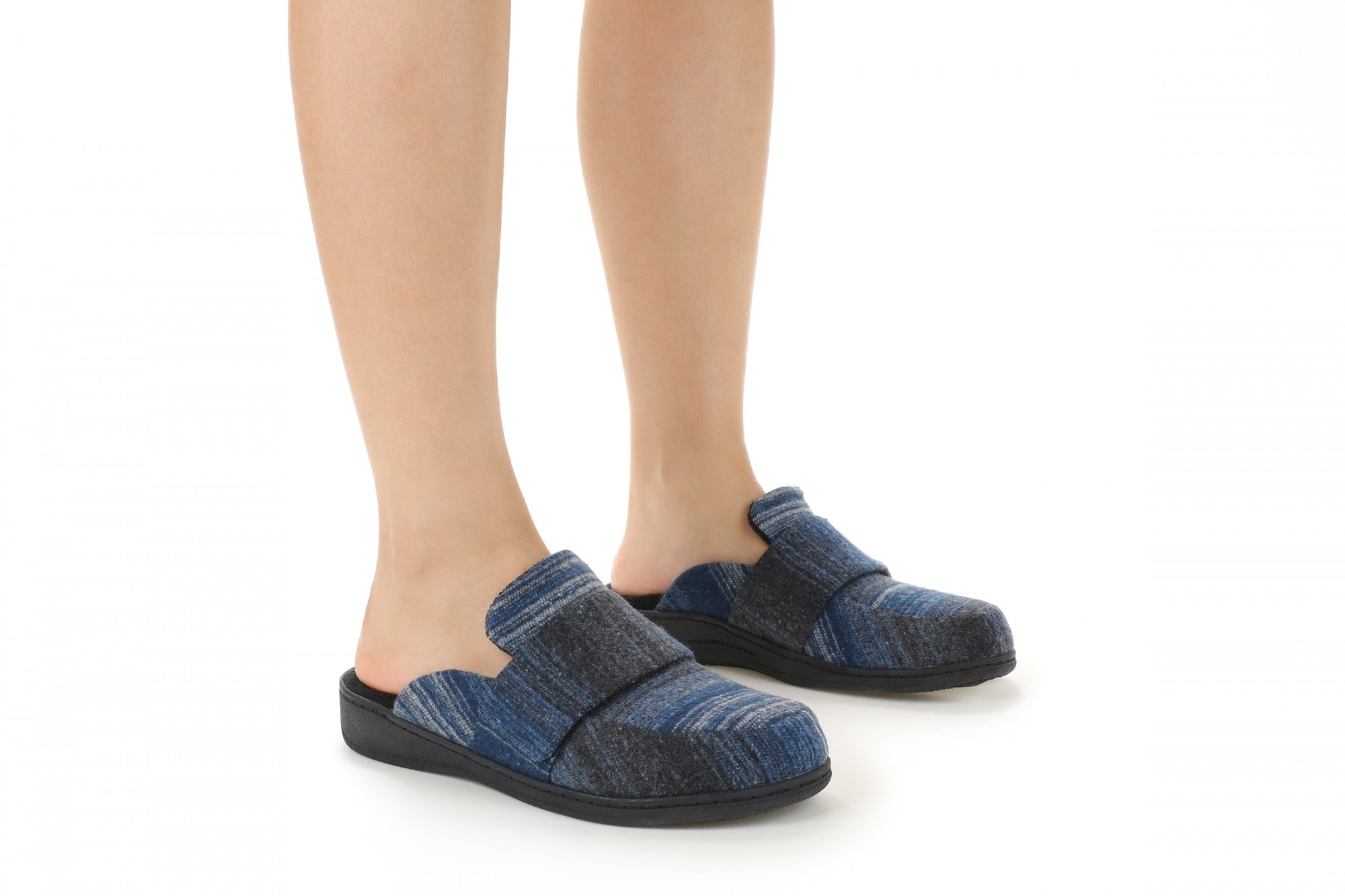 Vionic Gemma II Women's Mule/Clog Slipper - Dark Denim Multi - Lifestyle