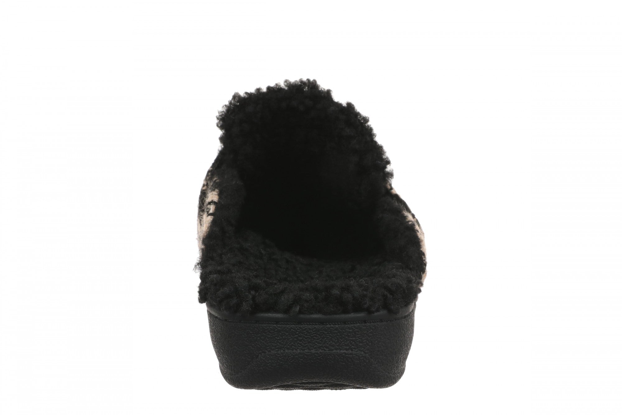 Vionic Gemma II Women's Mule/Clog Slipper - Black/cream - Back