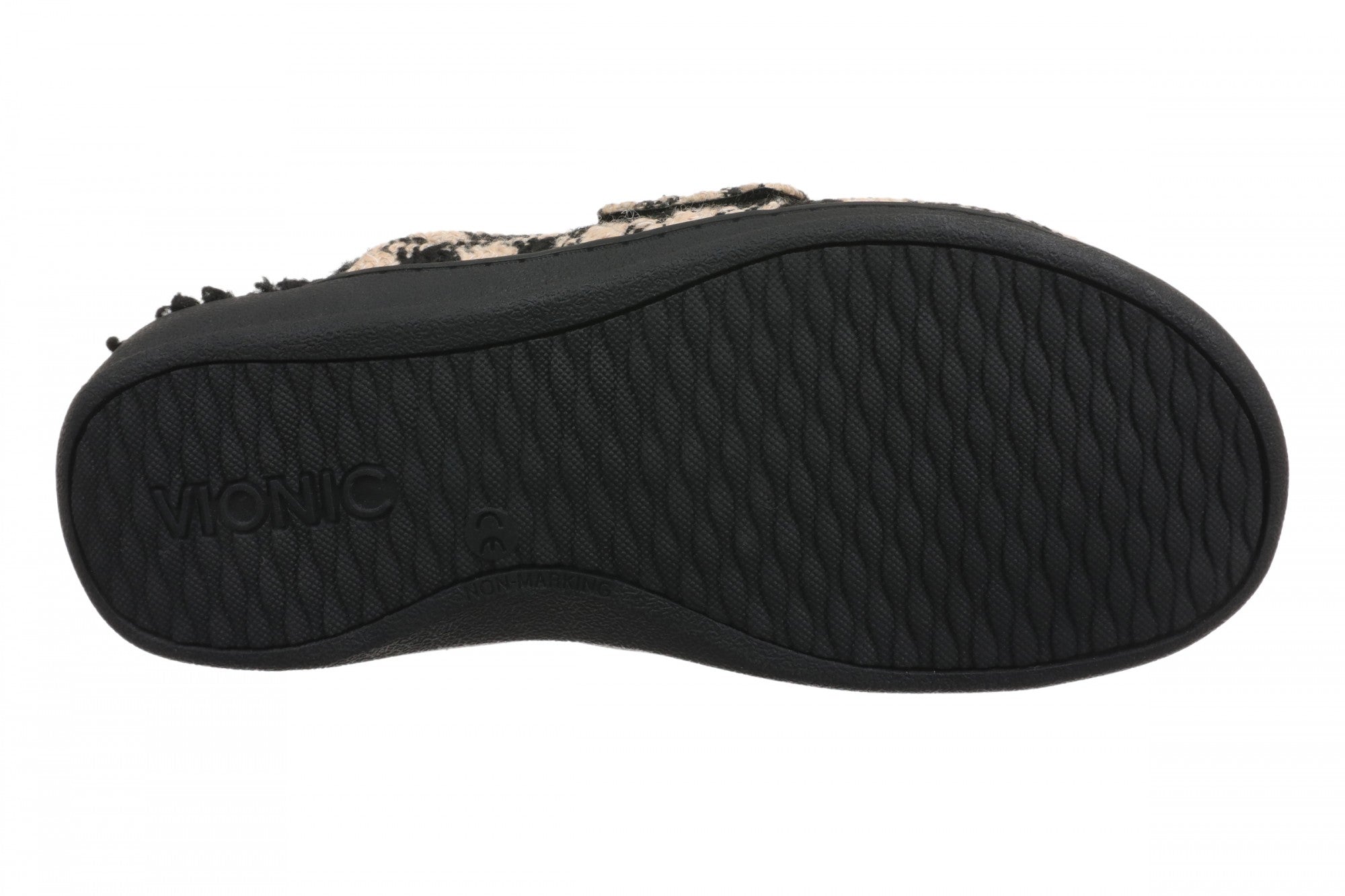 Vionic Gemma II Women's Mule/Clog Slipper - Black/cream - Bottom