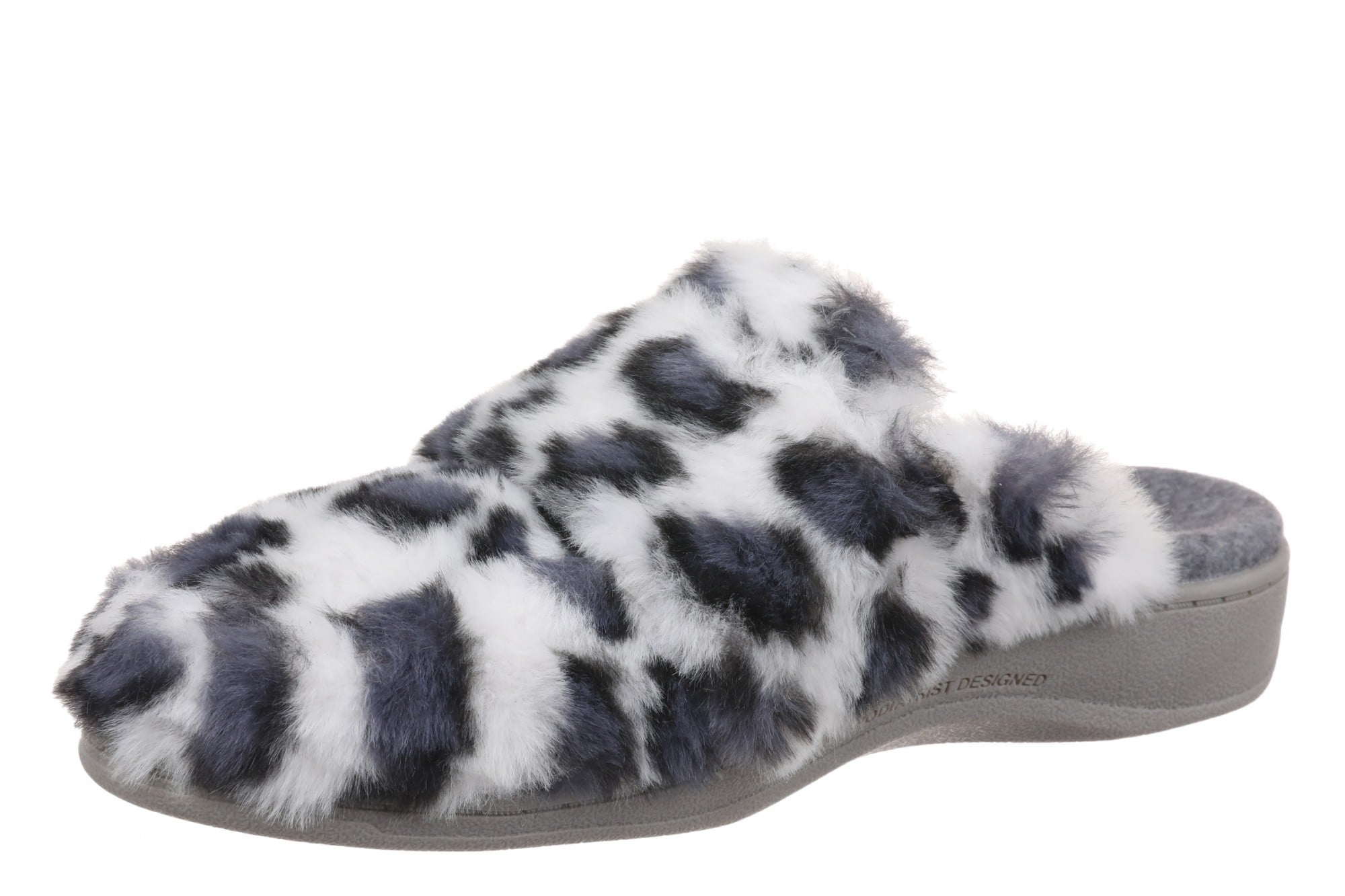 Vionic Gemma II Women's Mule/Clog Slipper - White Multi - Left angle
