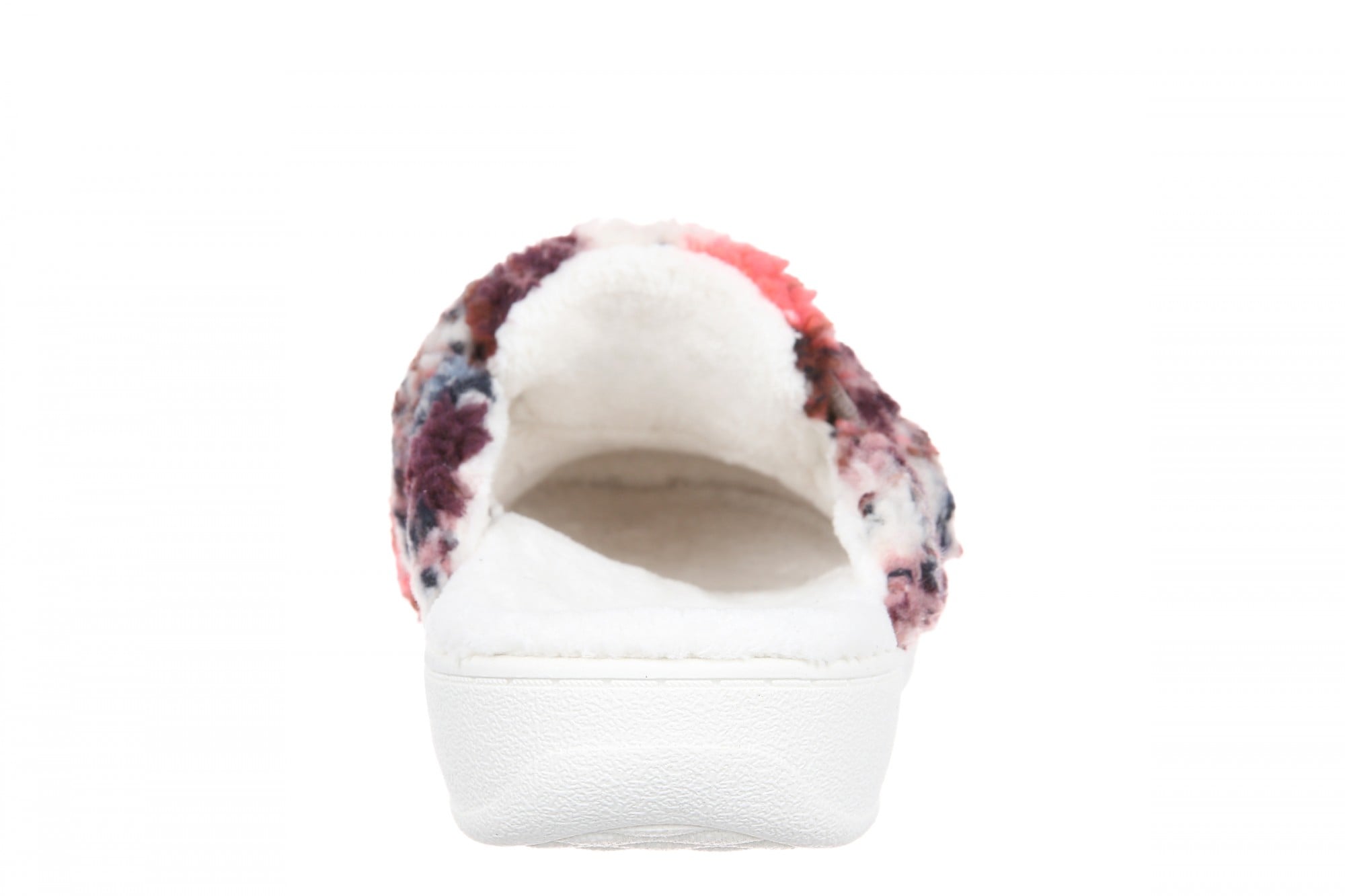 Vionic Gemma II Women's Mule/Clog Slipper - Ivory Floral - Back