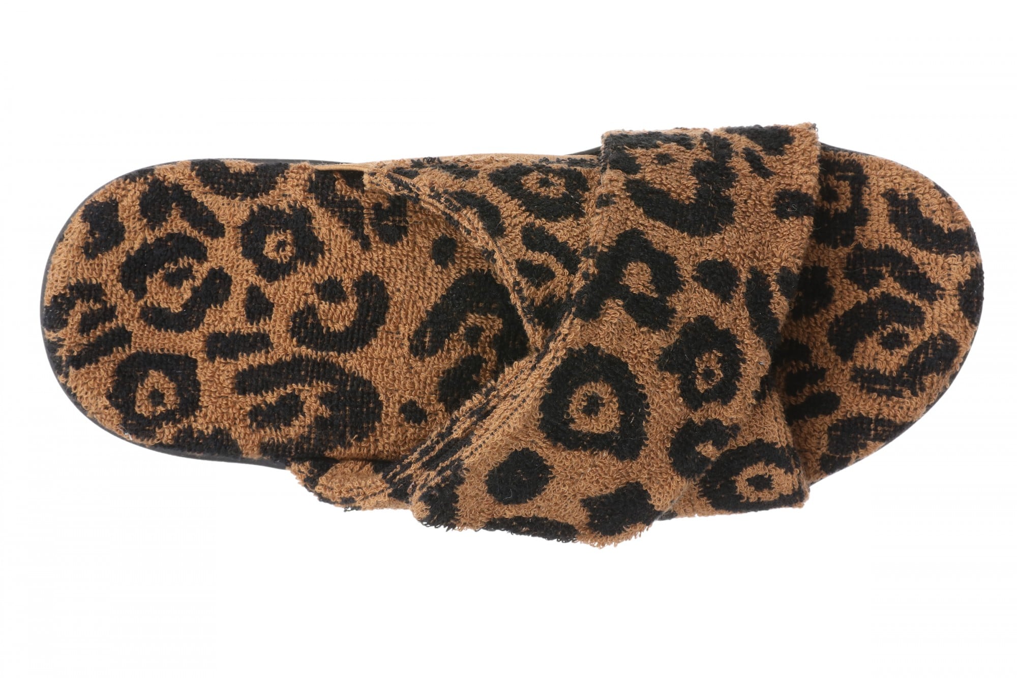 Vionic Relax II Women's Orthotic Slide Slippers - Brown Multi Terry - Top