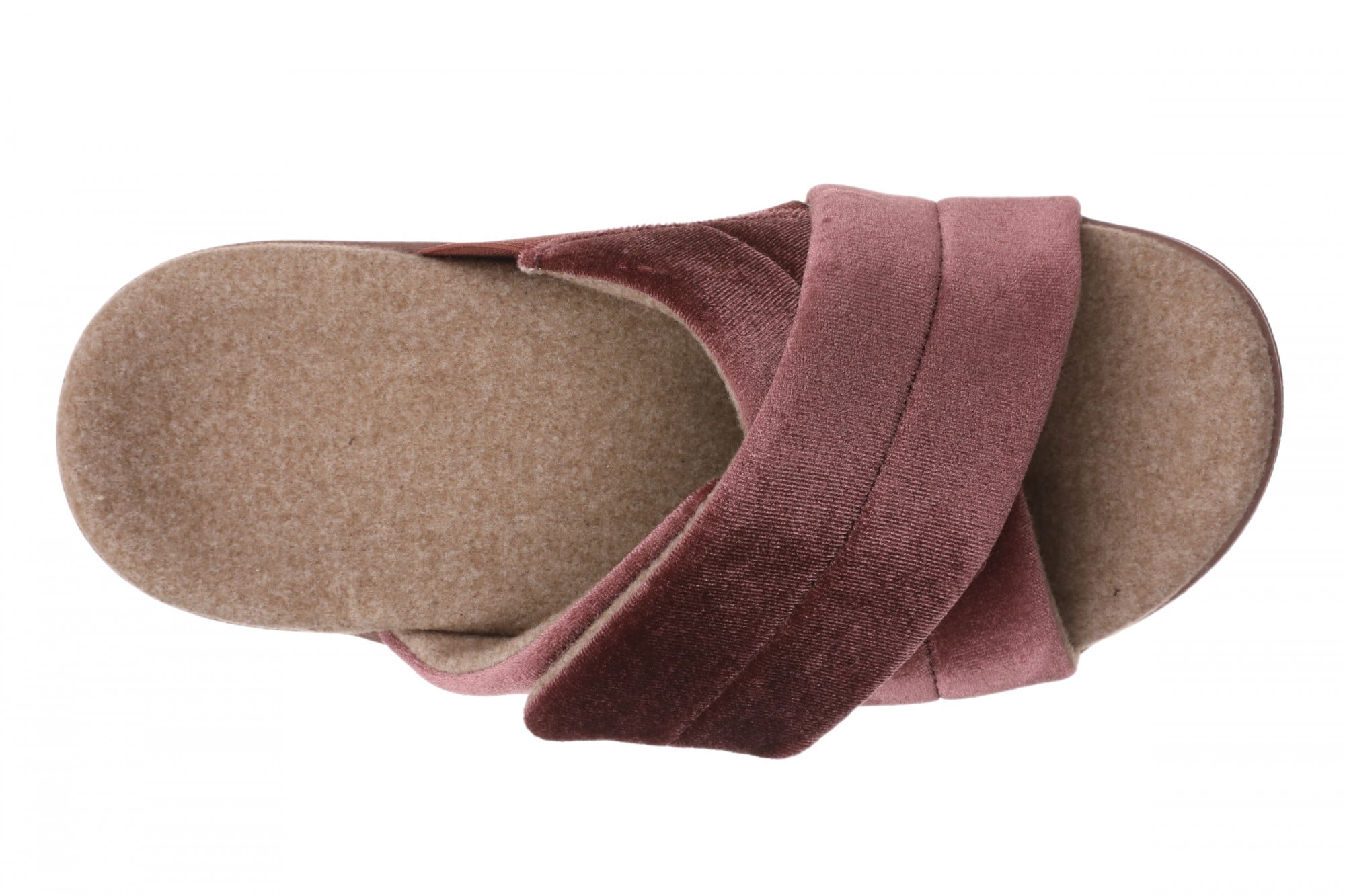 Vionic Relax II Women's Orthotic Slide Slippers - Sable Velvet - Top