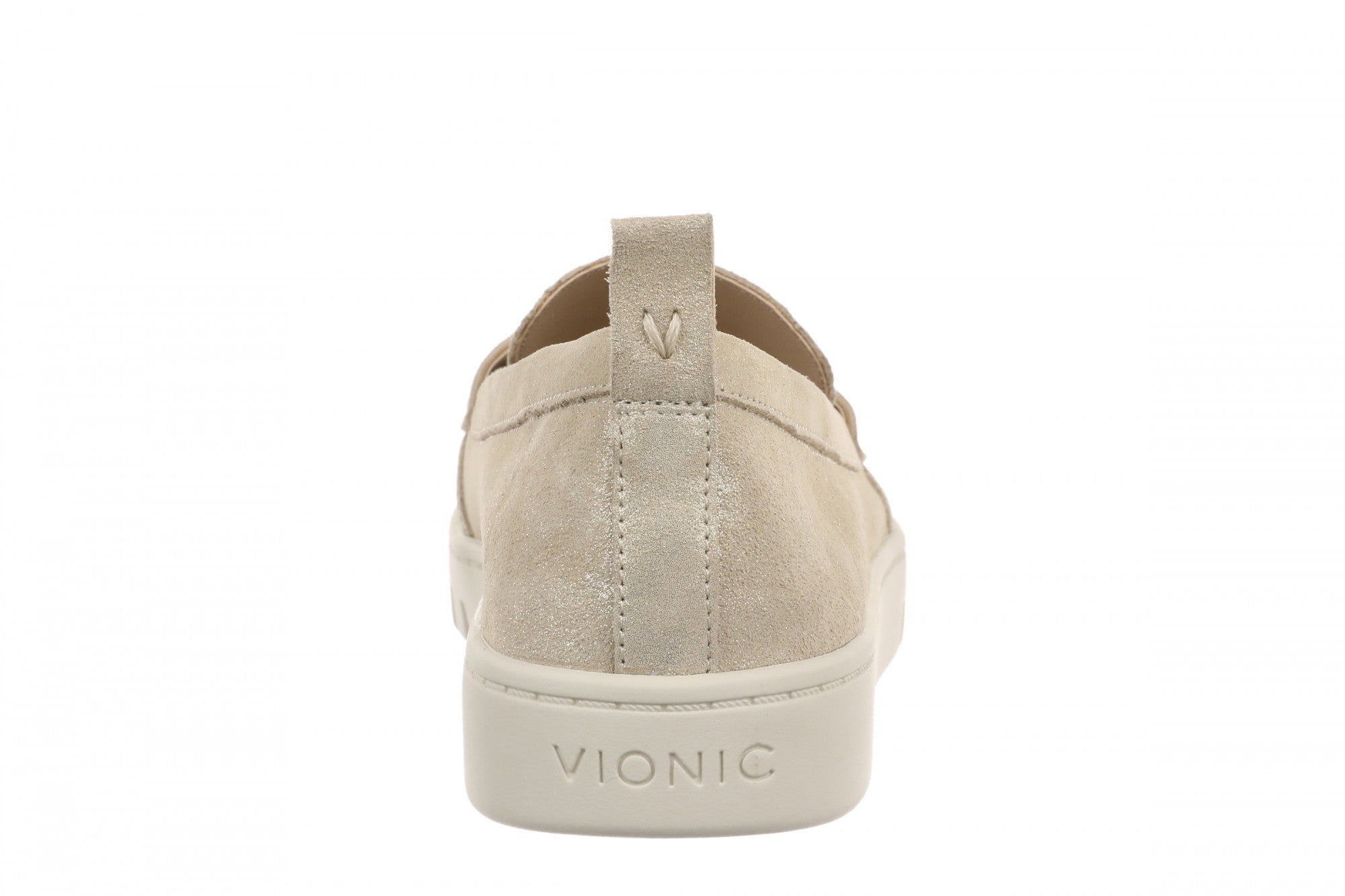 Vionic Chantel Women's Arch Support Slip-On Loafer Shoe - Gold - Back