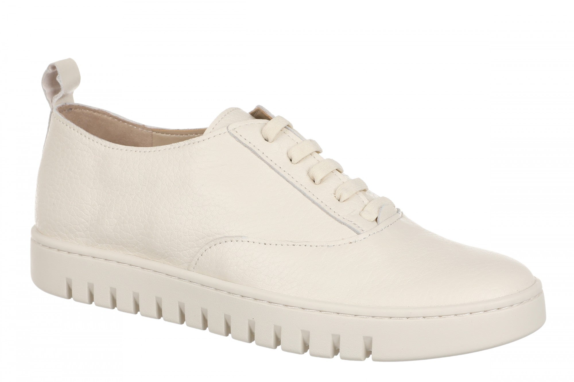 Vionic Uptown Juniper Women's Slip-on Loafer Moc Shoe - Cream - Angle main