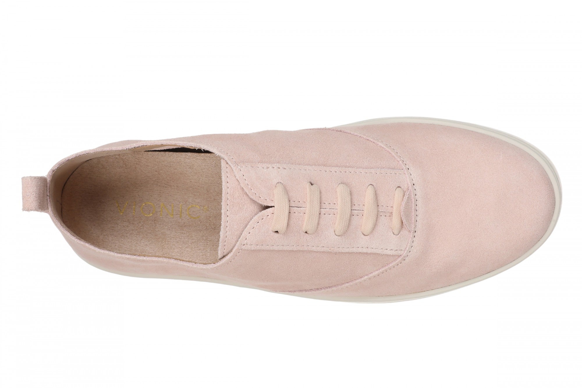 Vionic Uptown Juniper Women's Slip-on Loafer Moc Shoe - Cameo Rose - Top