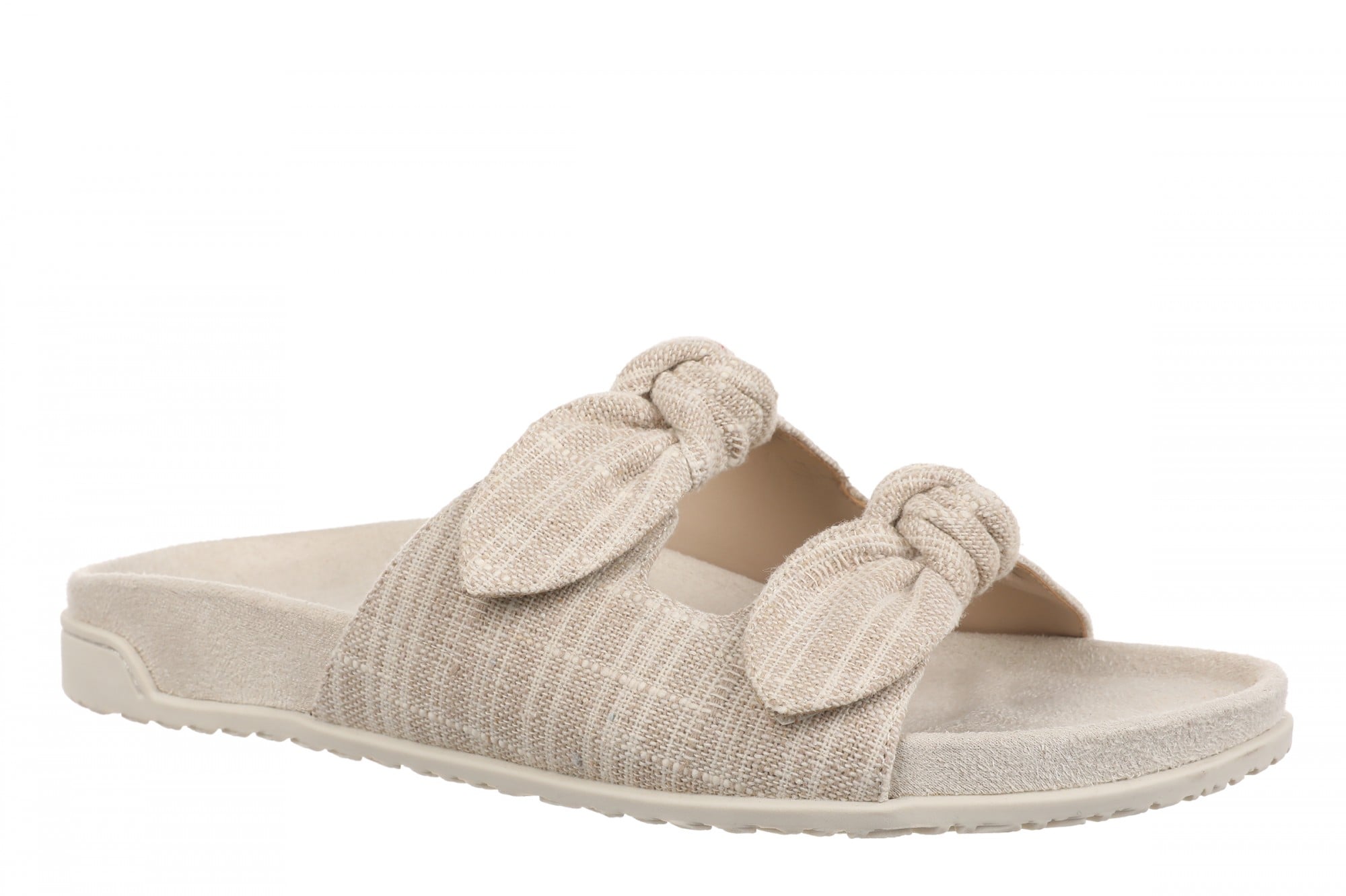 Vionic Elara Women's Orthotic Comfort Slide Sandals in Cream