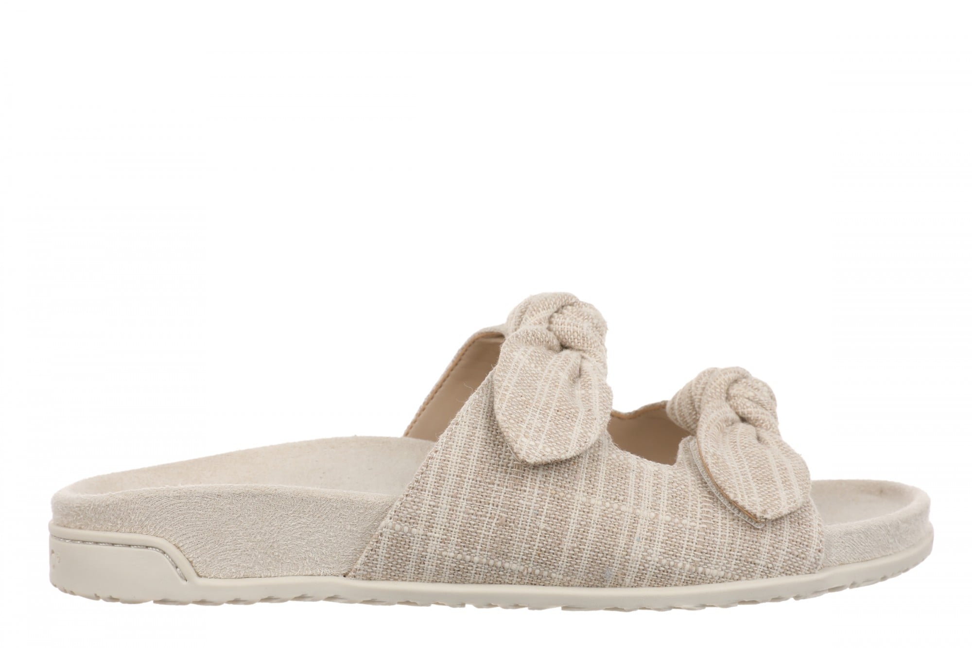 Vionic Elara Women's Orthotic Comfort Slide Sandals - Cream - Lifestyle