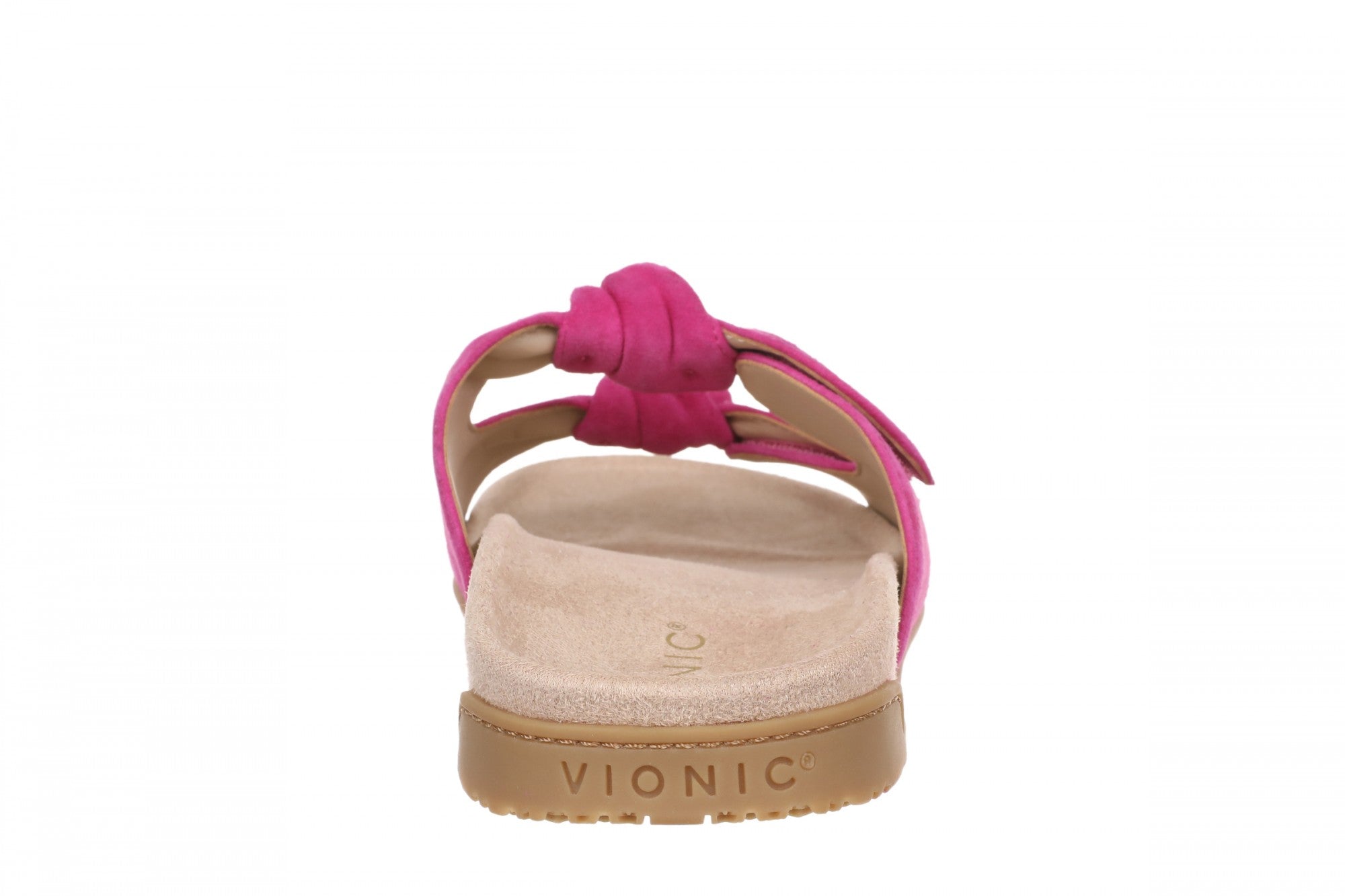Vionic Elara Women's Orthotic Comfort Slide Sandals - Rose Violet - Back